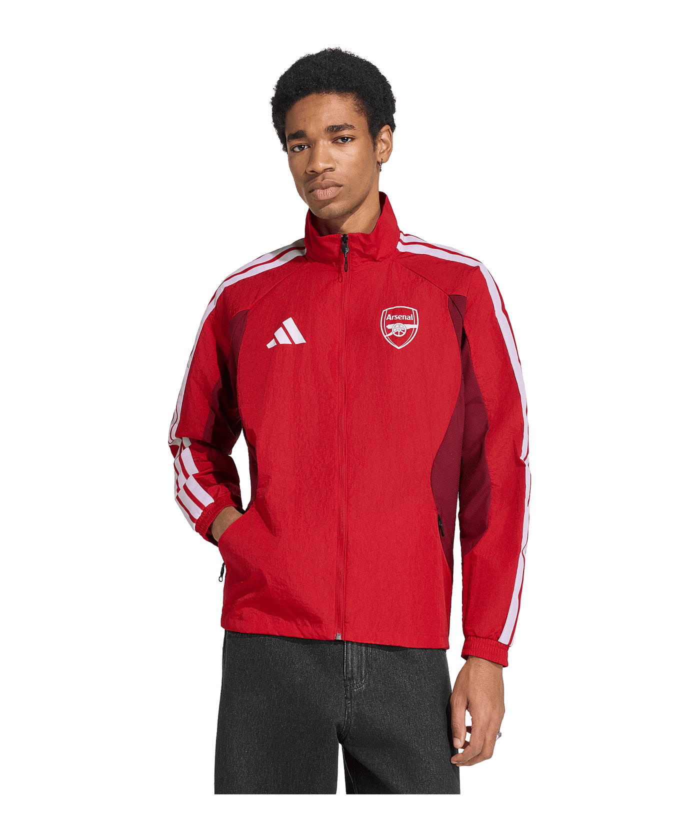 adidas FC Arsenal London Anthem Jacke Rot - rot