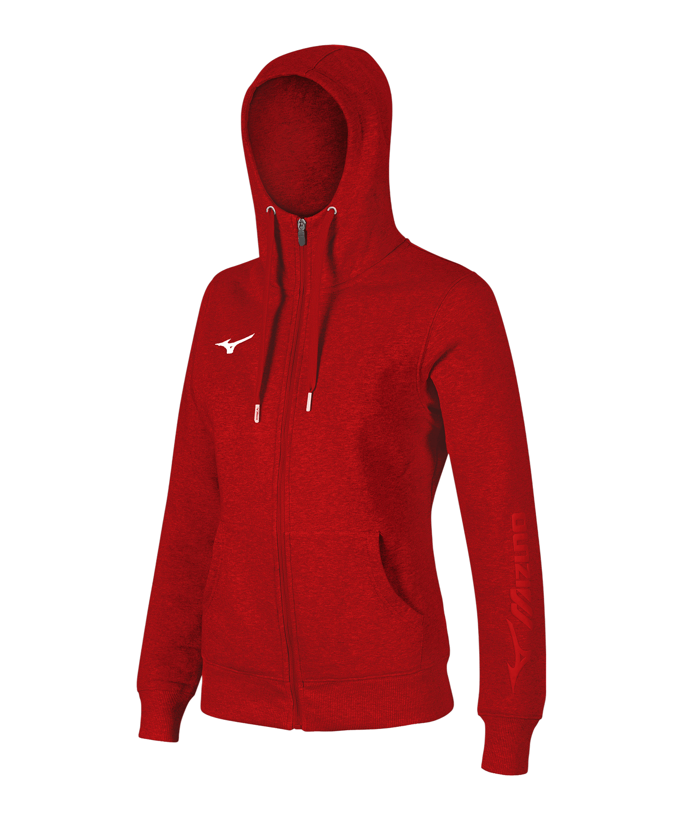 Mizuno Sweat FZ Hoody Damen Rot F62 - rot