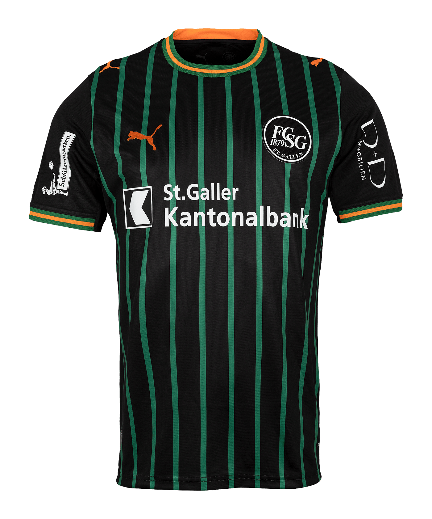 PUMA FC St. Gallen 1879 Trikot Away 2026/2027 Schwarz F02 - schwarz