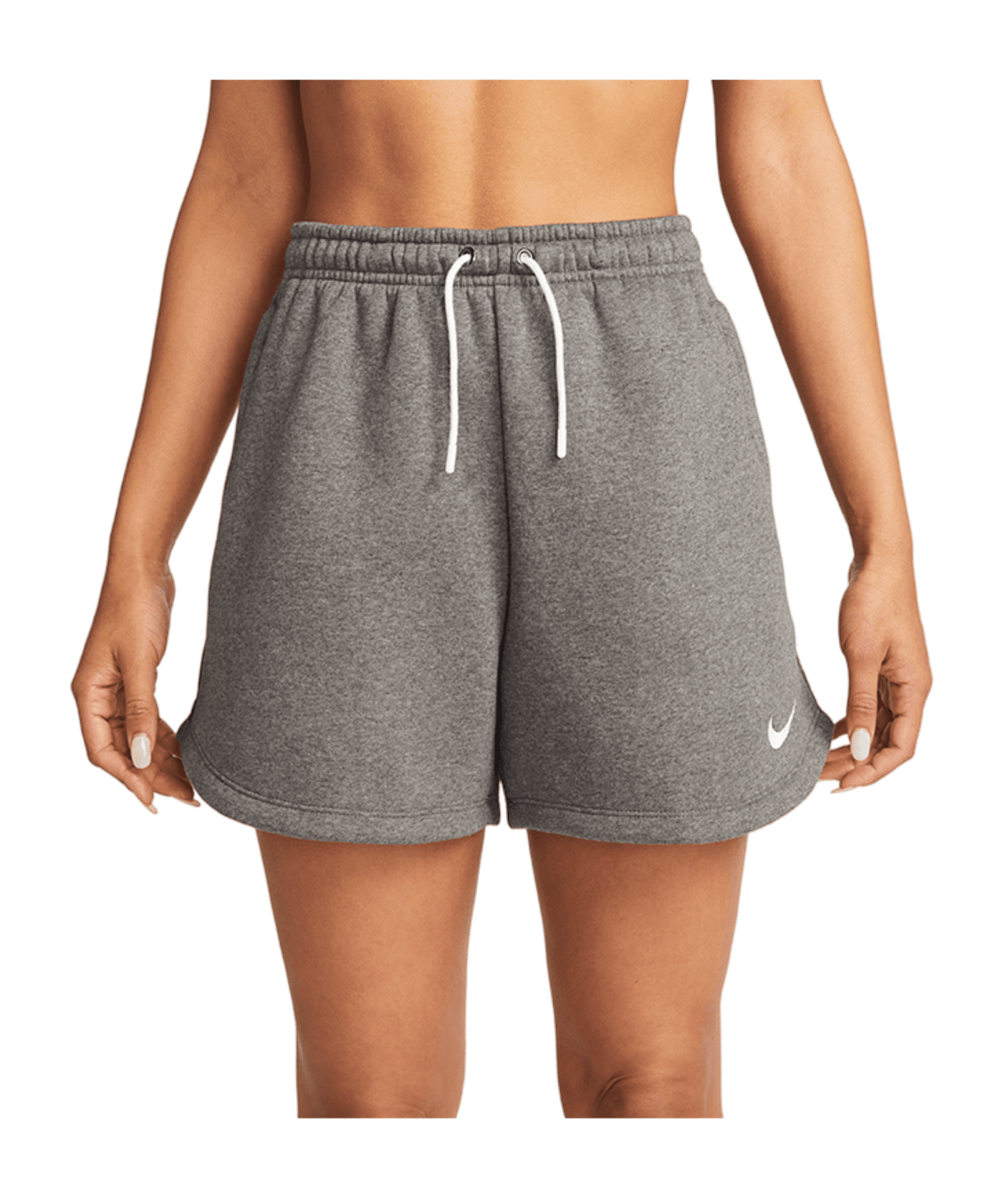 Nike Park 20 Fleece Short Damen Grau Weiss F071 - grau
