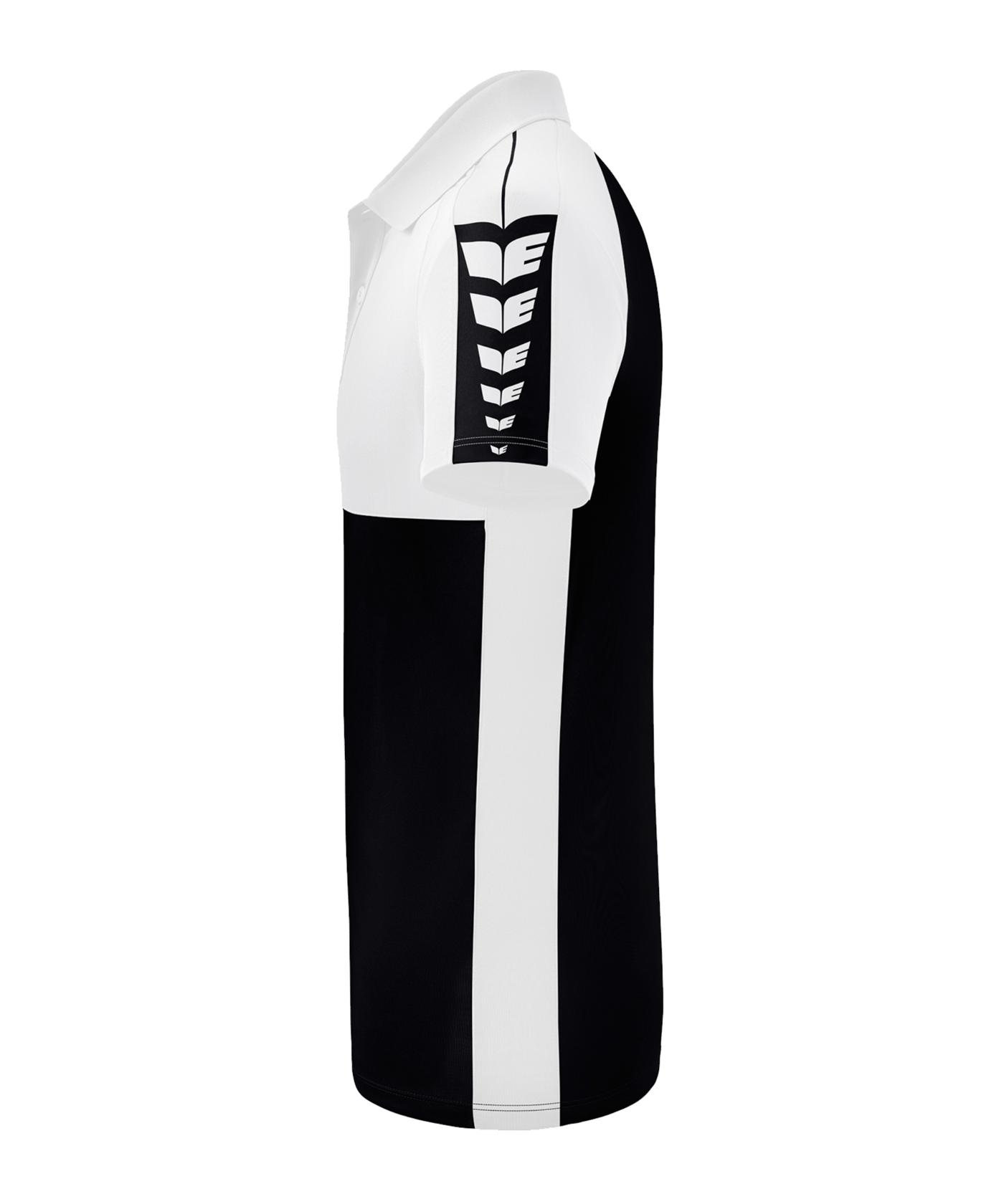 Erima SIX WINGS Poloshirt Schwarz Weiss - schwarz