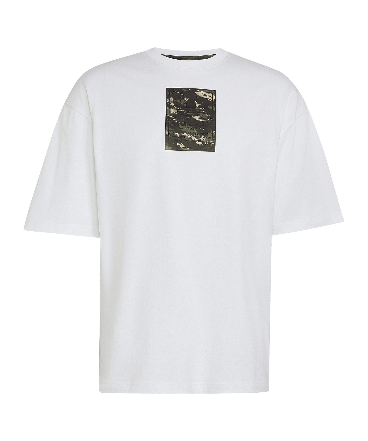 adidas Originals Camo Tongue Label T-Shirt Weiß - weiss
