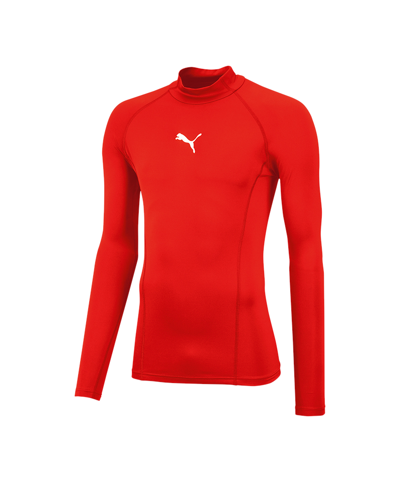 PUMA LIGA Baselayer Warm Longsleeve Shirt F01 - rot