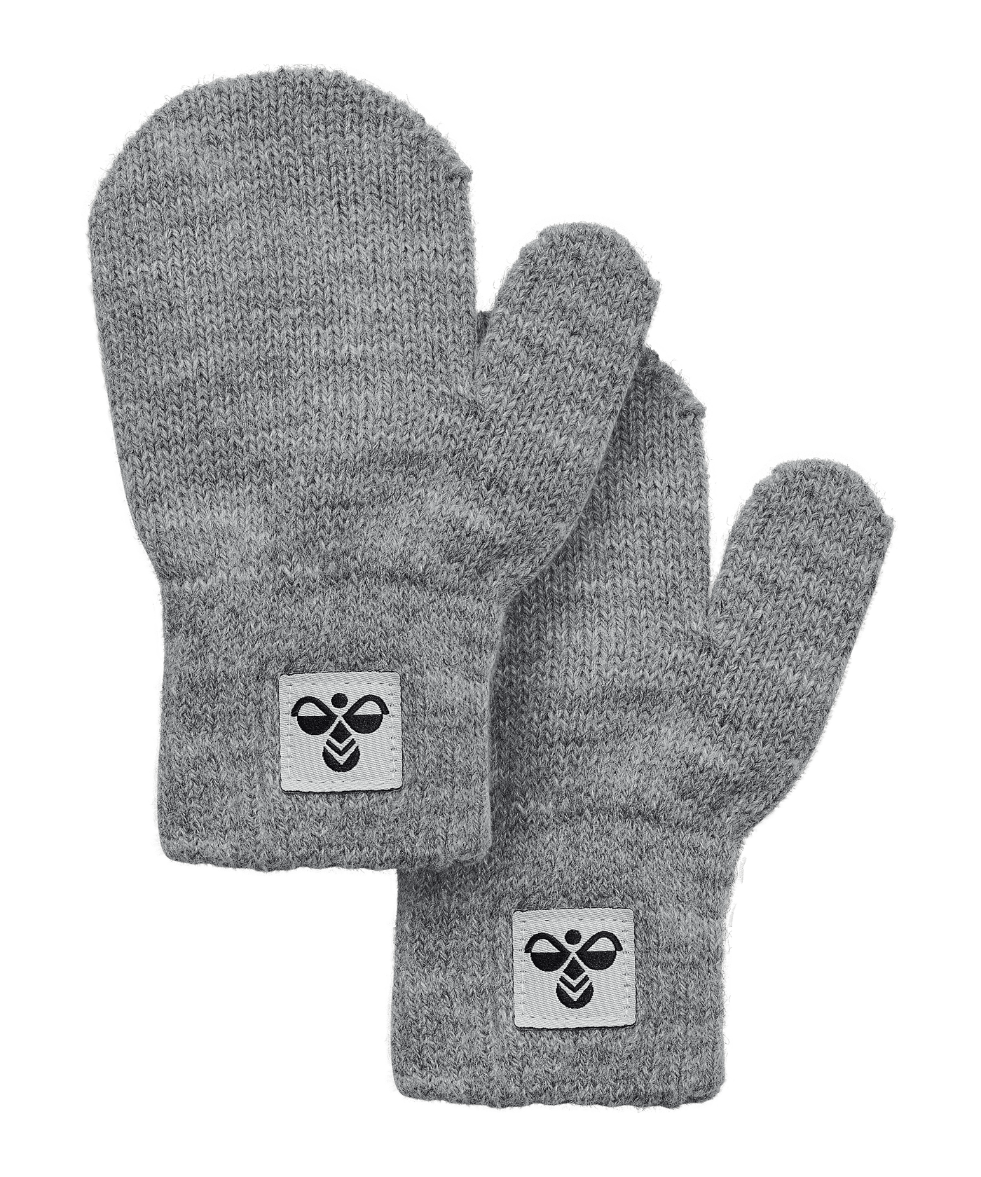 Hummel Mini Knit 2-Pack Handschuhe Kids Grau F2006 - grau