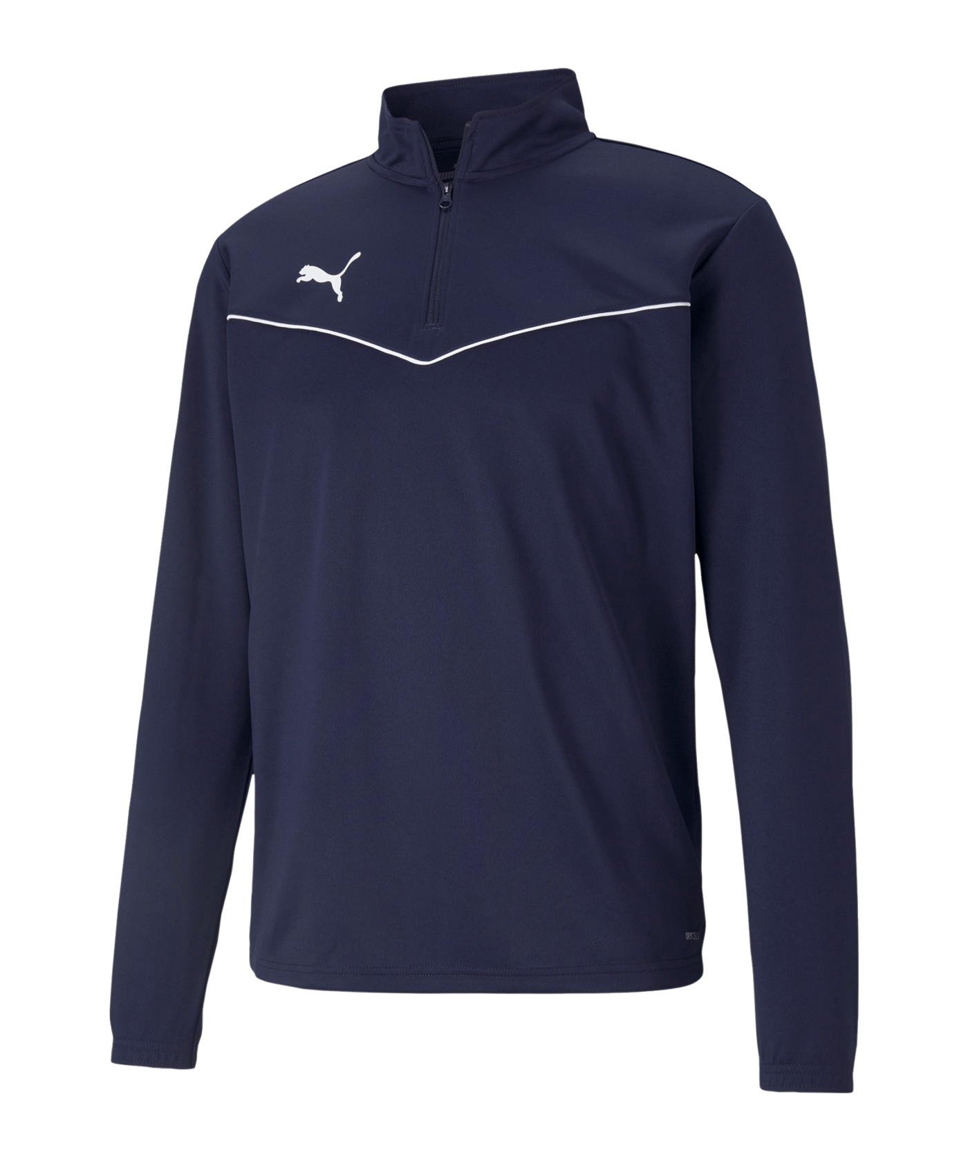 PUMA teamRISE HalfZip Sweatshirt Blau Weiss F06 - blau