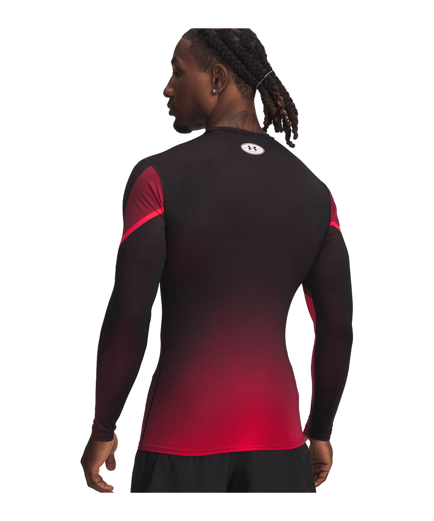 Under Armour Heatgear Sub Crew Longlseeve T-Shirt - rot