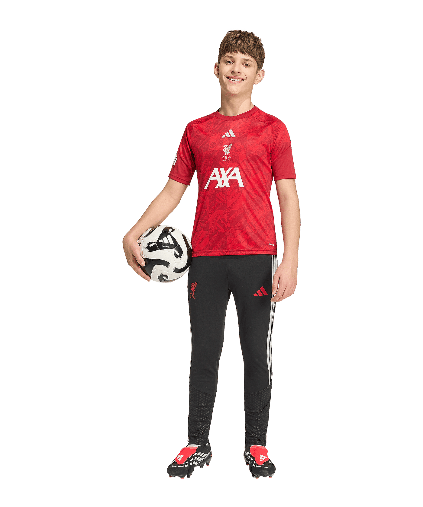 adidas FC Liverpool Pre Match Trikot 2026/2027 Kids Rot - rot