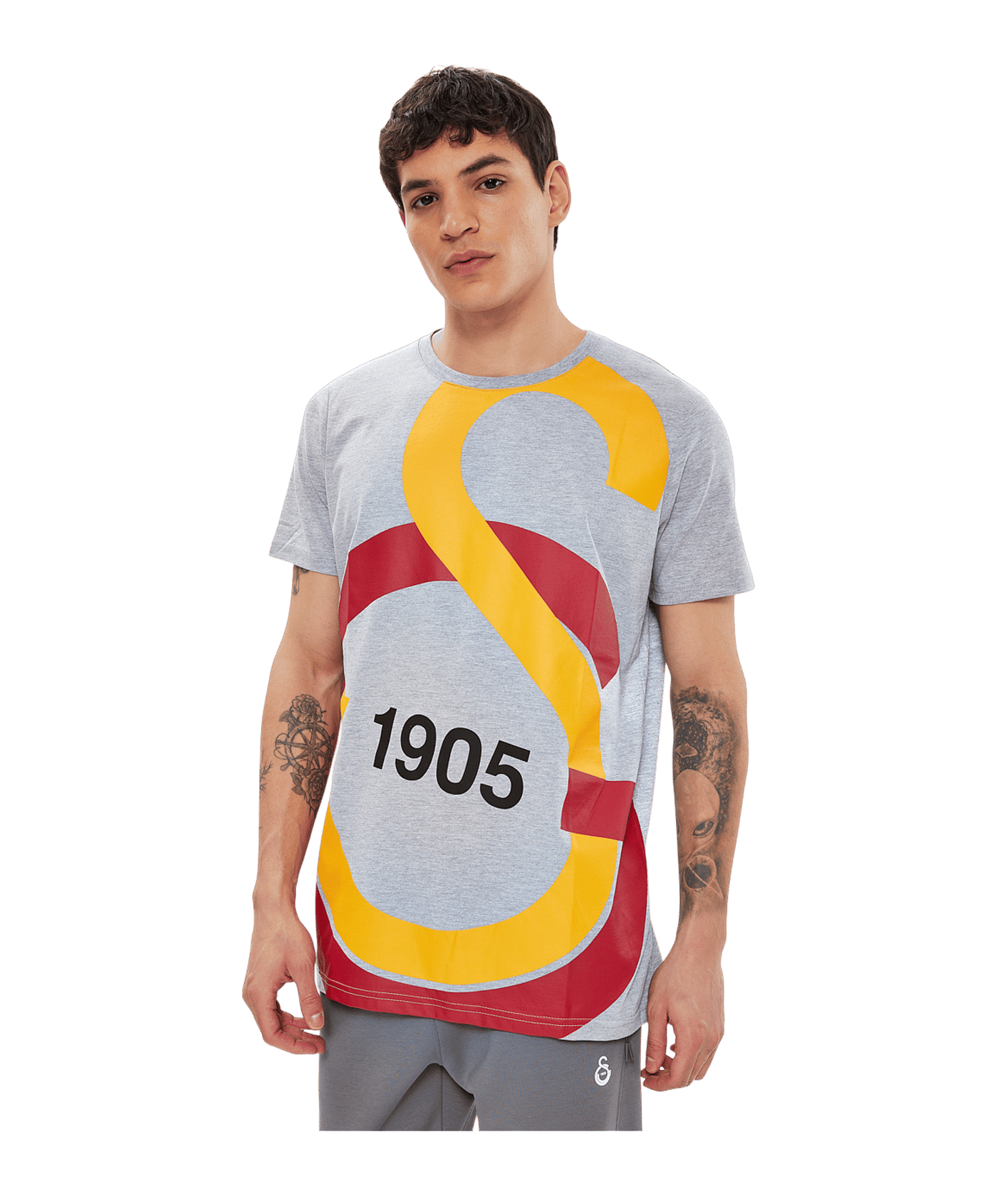 Galatasaray Istanbul Big Logo T-Shirt Grau - grau