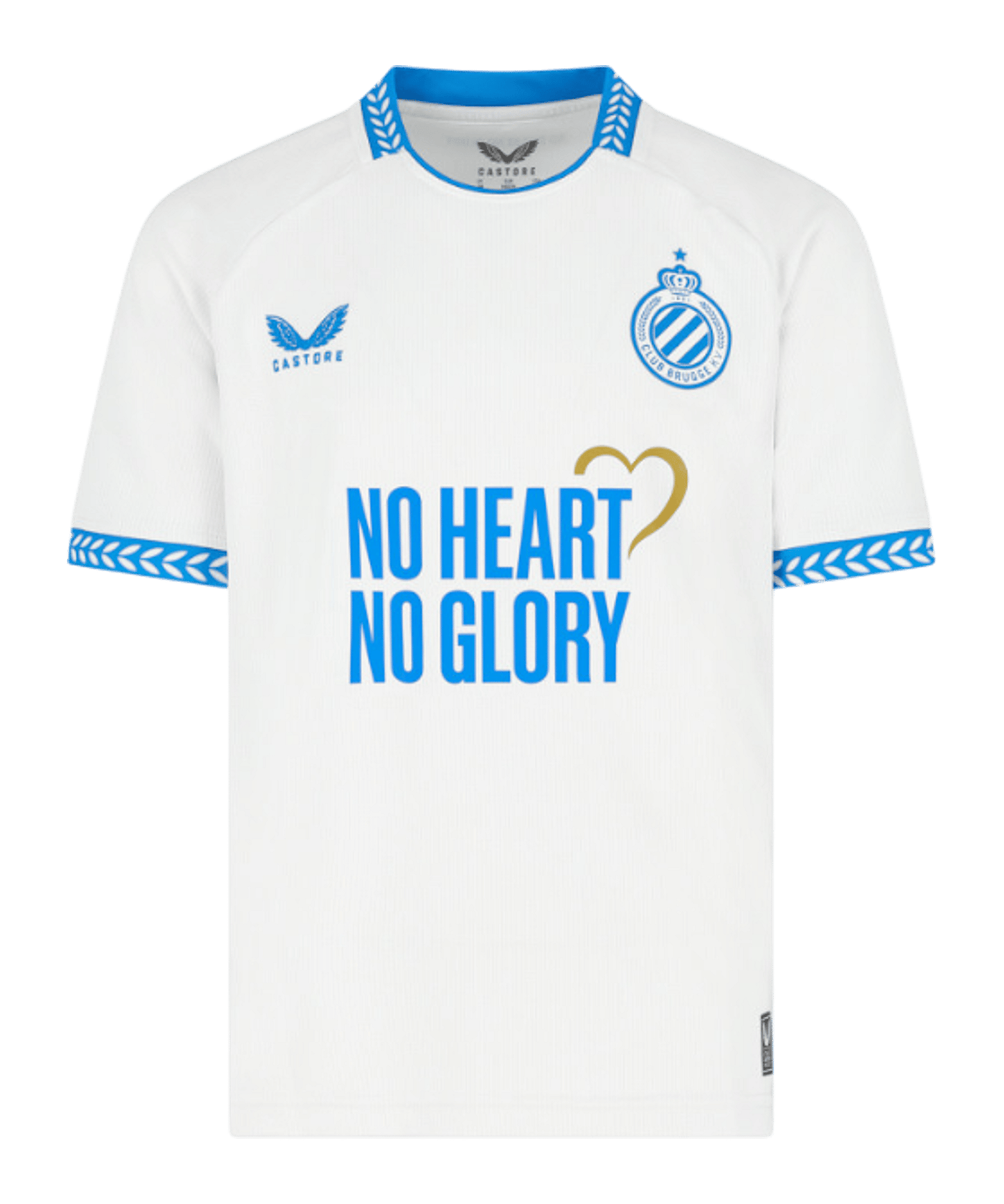 Castore FC Brügge Trikot Auswärts 2025/2026 Weiß