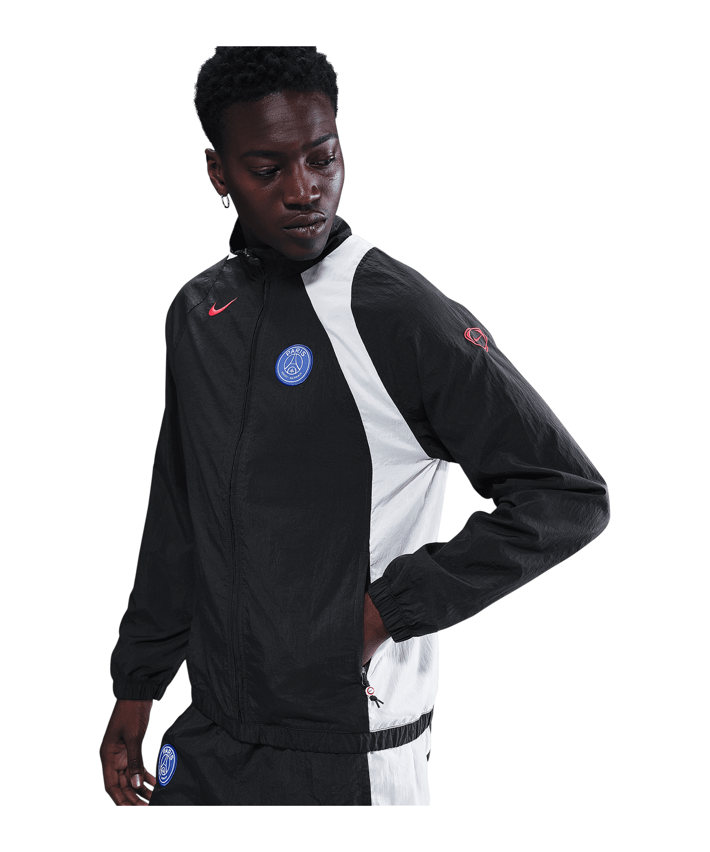 Nike Paris Saint-Germain T90 Track Jacke Schwarz F010 - schwarz
