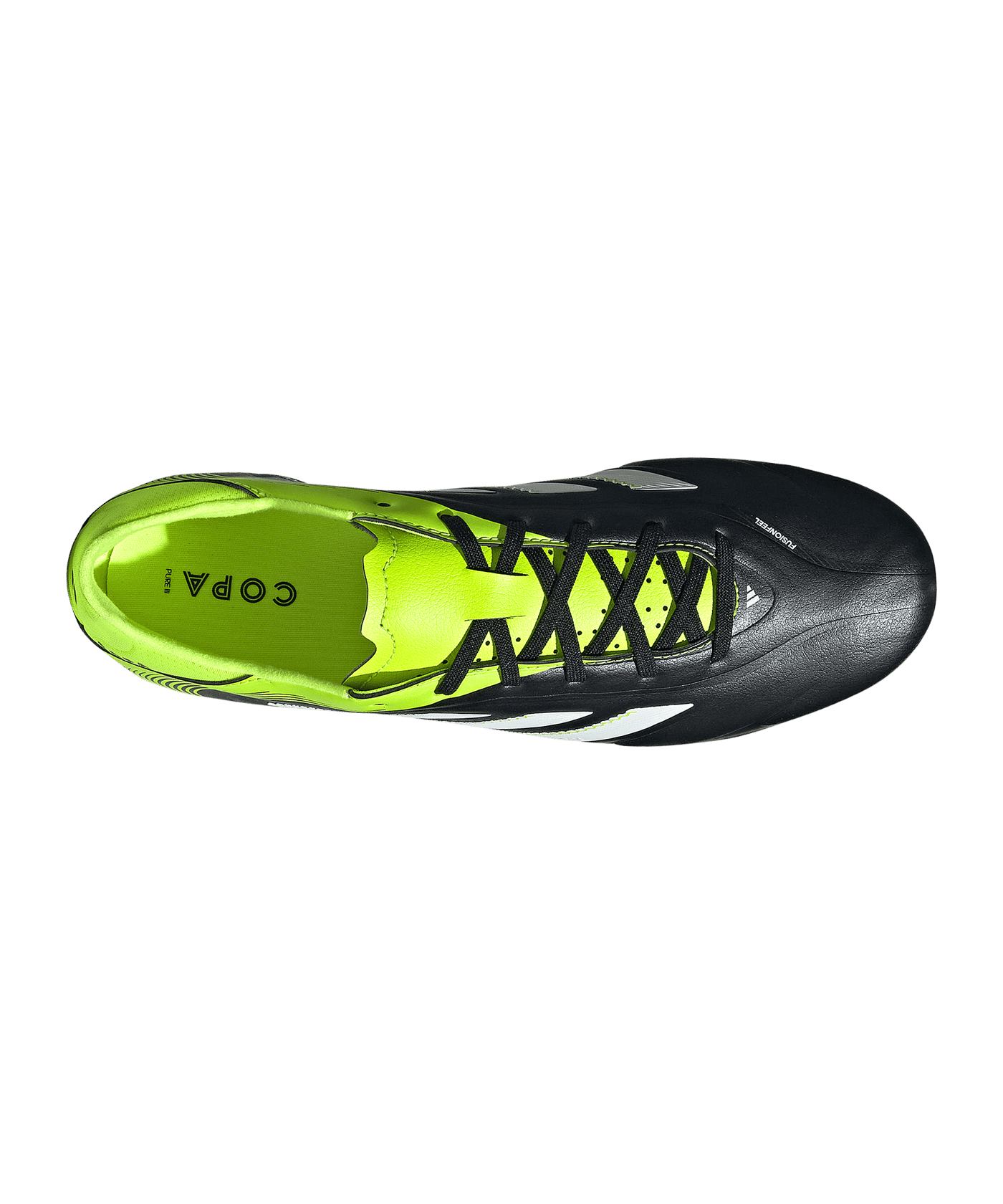 adidas Copa Pure III League FG/MG Radiant Blaze Schwarz - schwarz