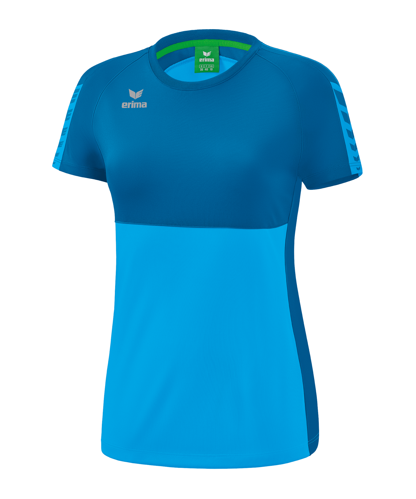 Erima Six Wings T-Shirt Damen Hellblau Türkis - blau