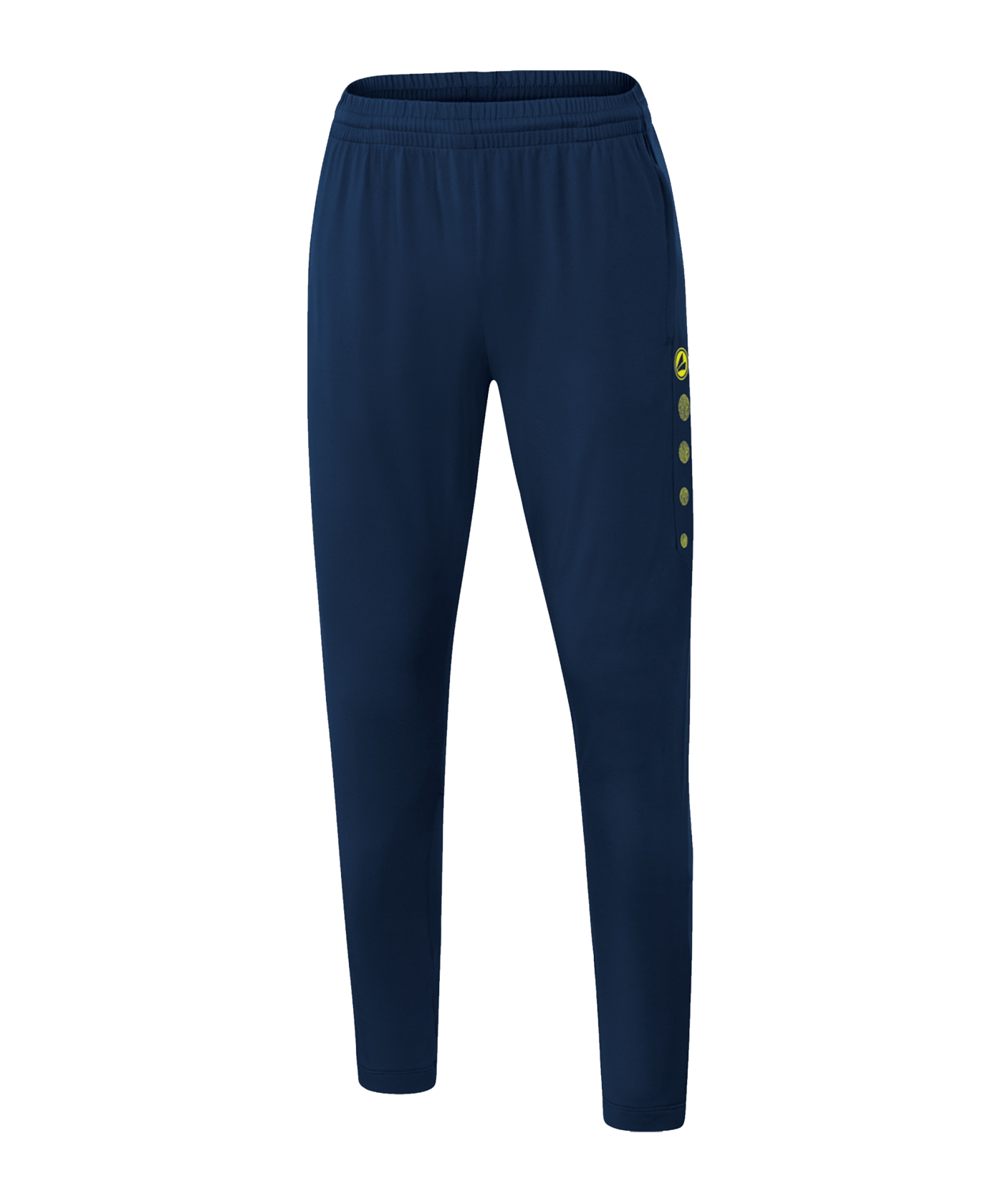 JAKO Premium Trainingshose Damen Blau Gelb F93 - blau