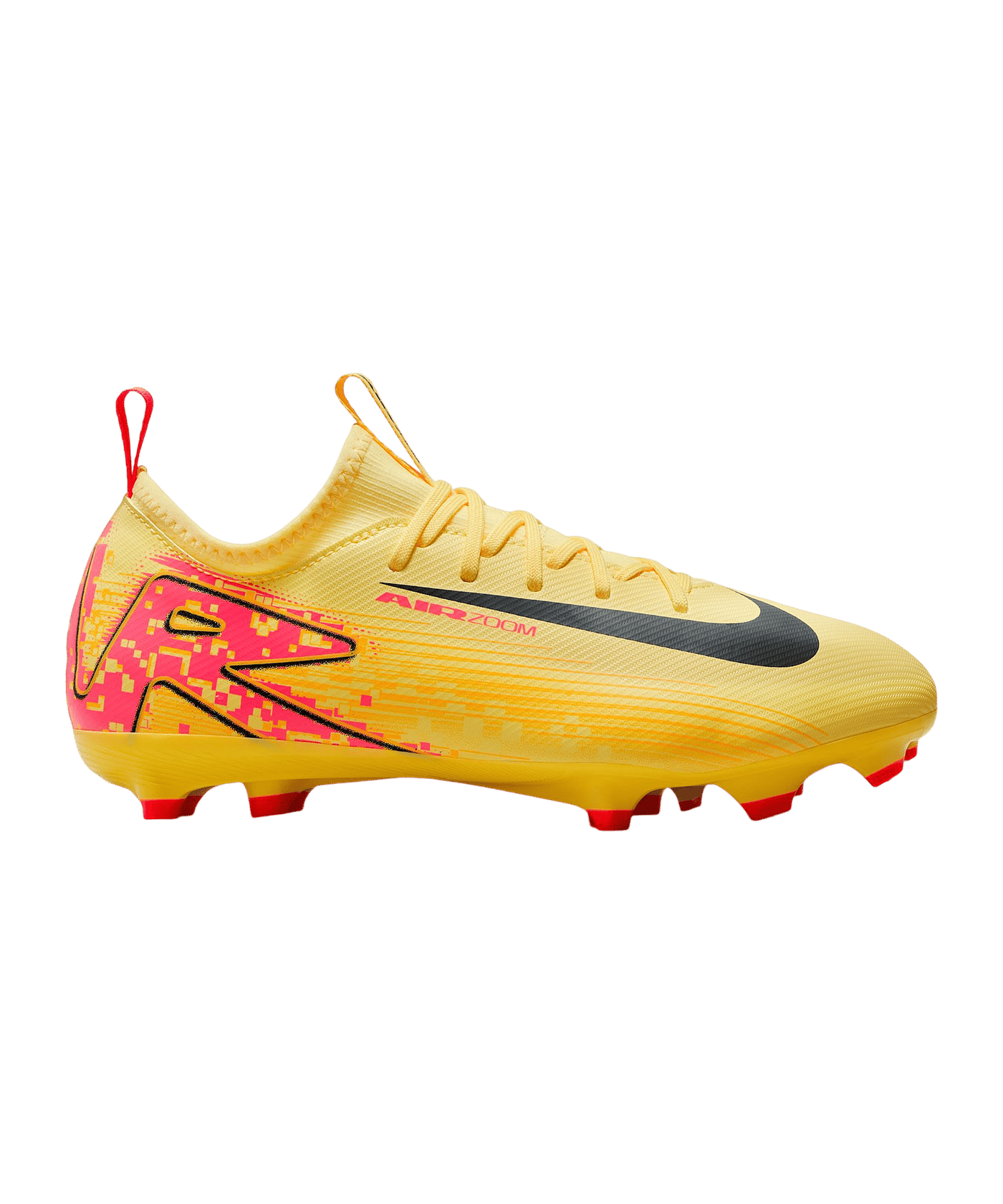 Nike Jr Air Zoom Mercurial Vapor XVI Academy FG/MG Mbappe Signature Kids Orange Blau F800 - orange