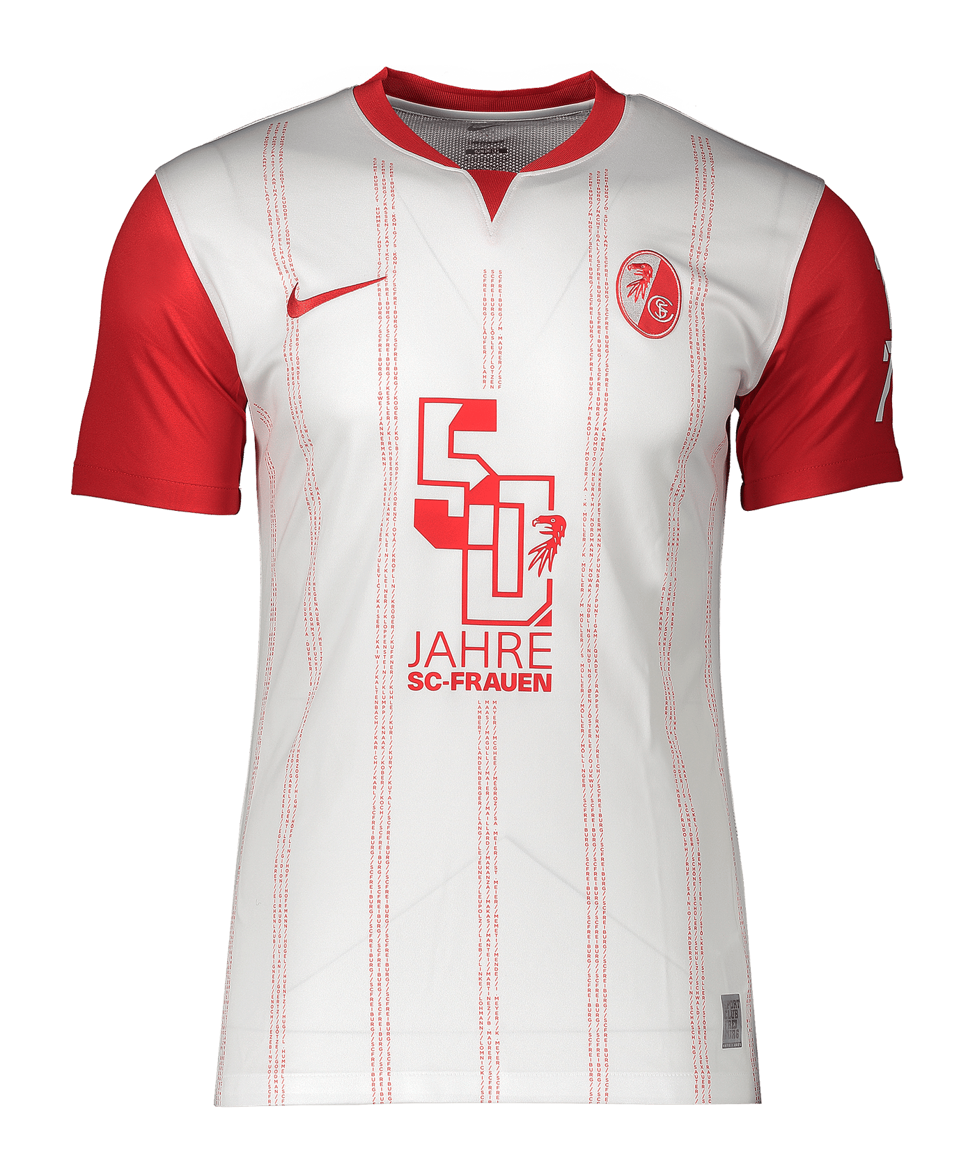 Nike SC Freiburg Sondertrikot 50 Jahre SC-Frauen Trikot Weiß F100 - weiss