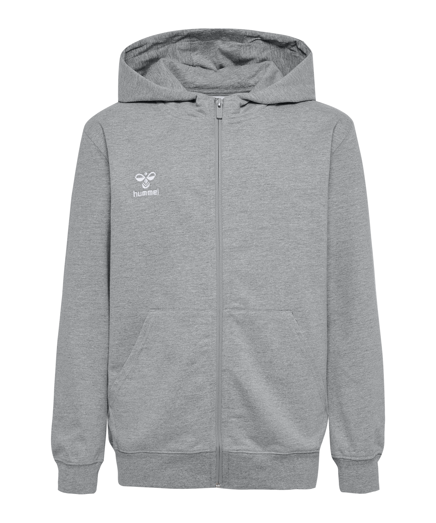 Hummel GO 2.0 Kapuzenjacke Kids Grau F2006 - grau