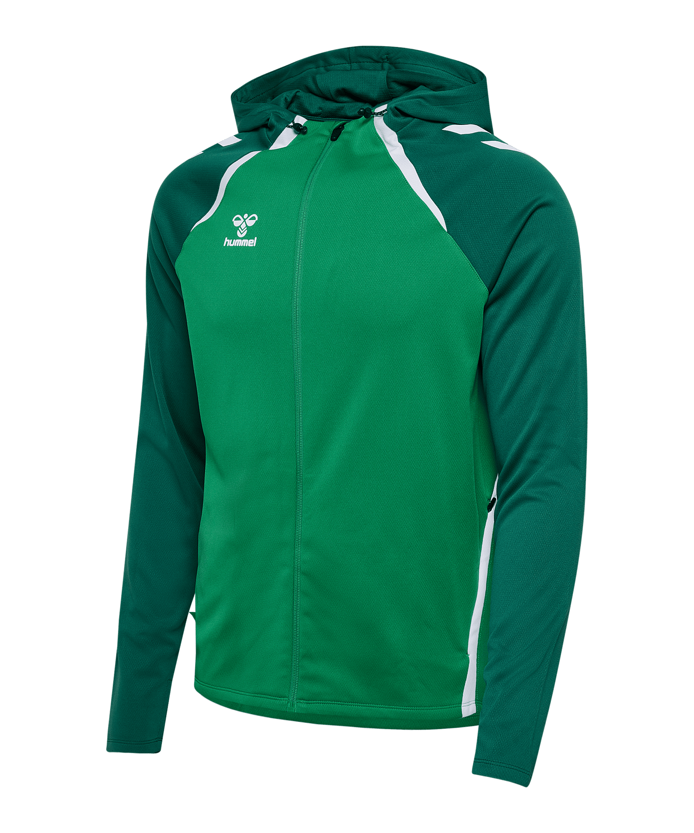 Hummel Kapuzenjacke Grün F6327 - gruen