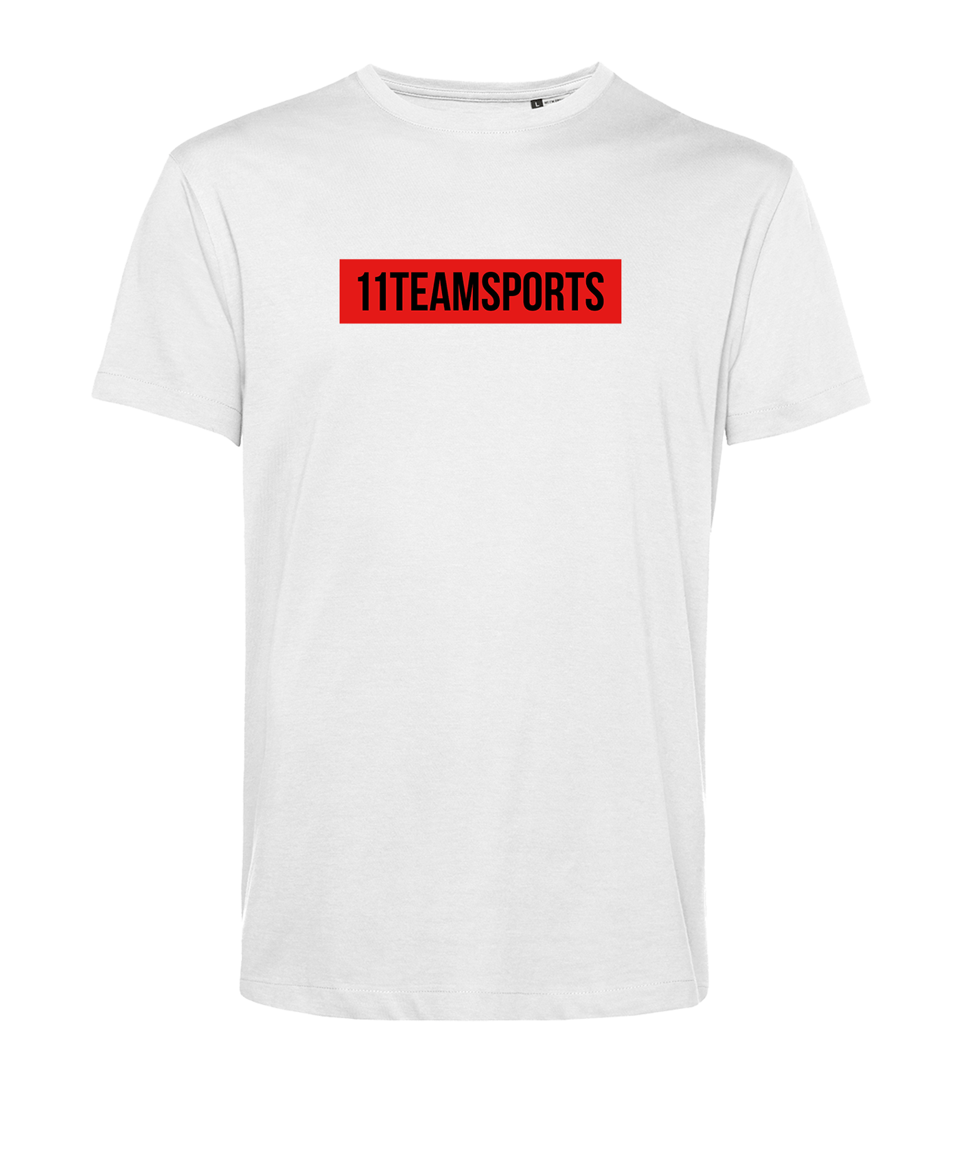 11teamsports Background T-Shirt Weiss Schwarz - weiss
