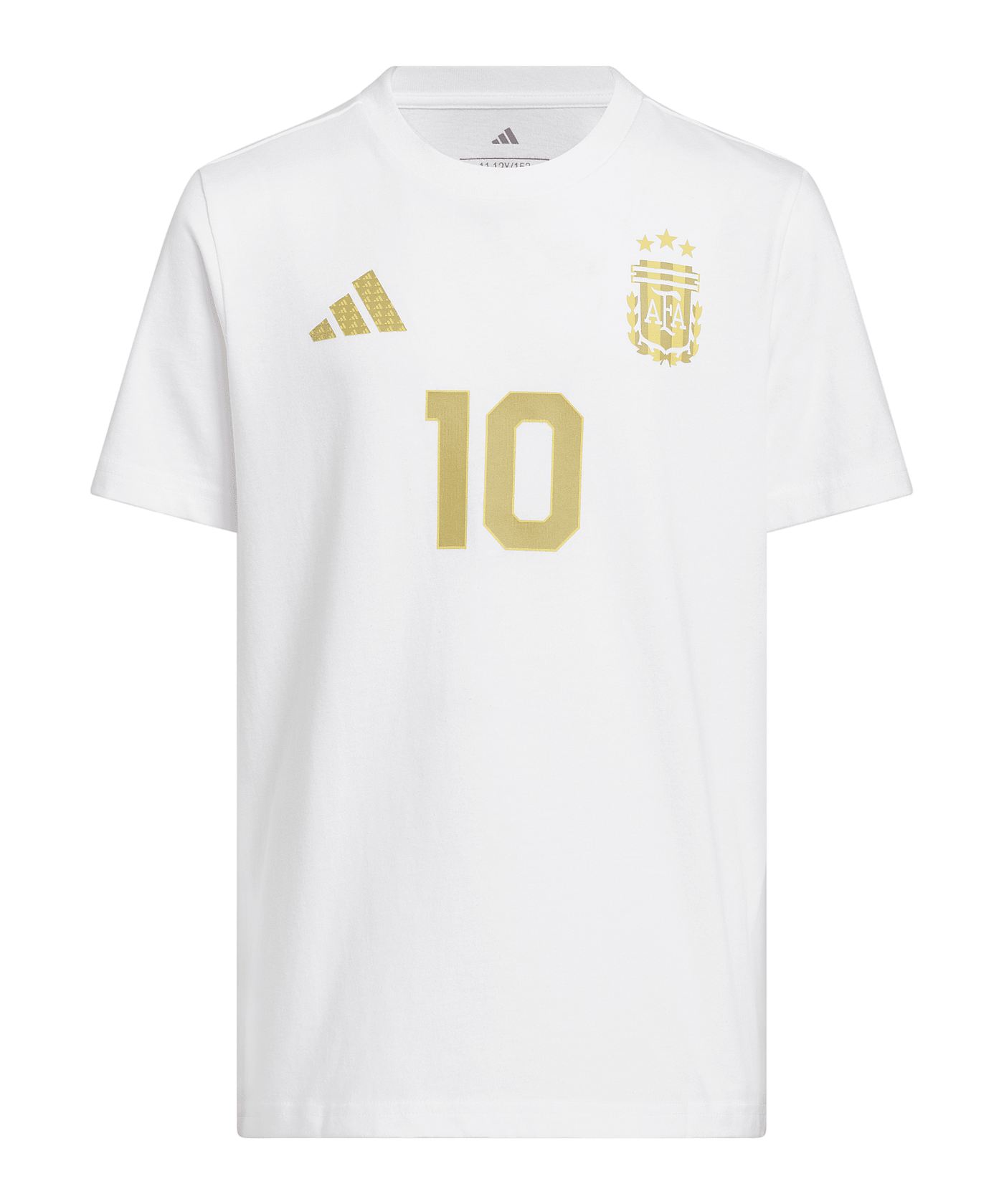 adidas Messi T-Shirt Kids Weiß - weiss