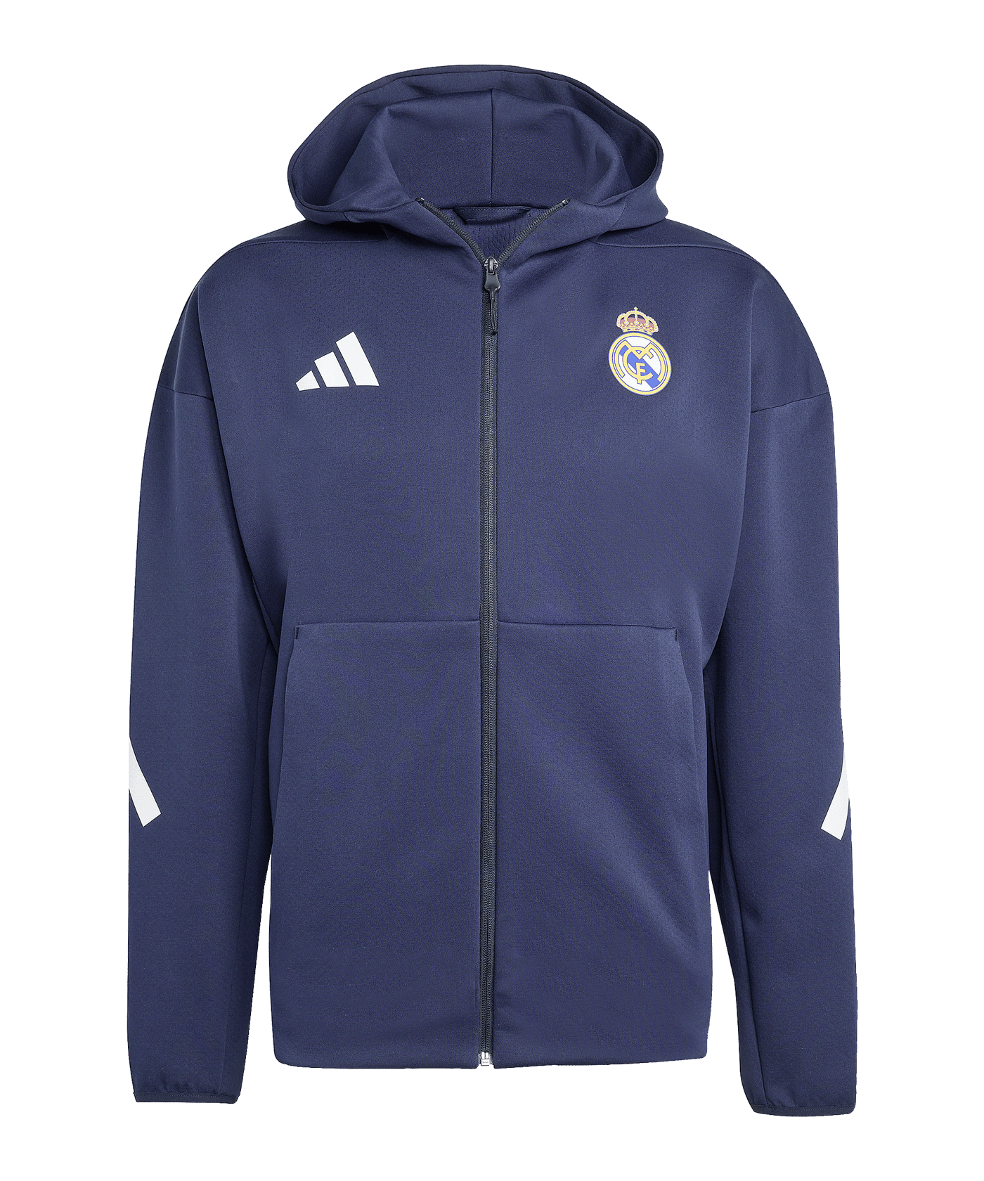 adidas Real Madrid Anthem Jacke Blau - blau