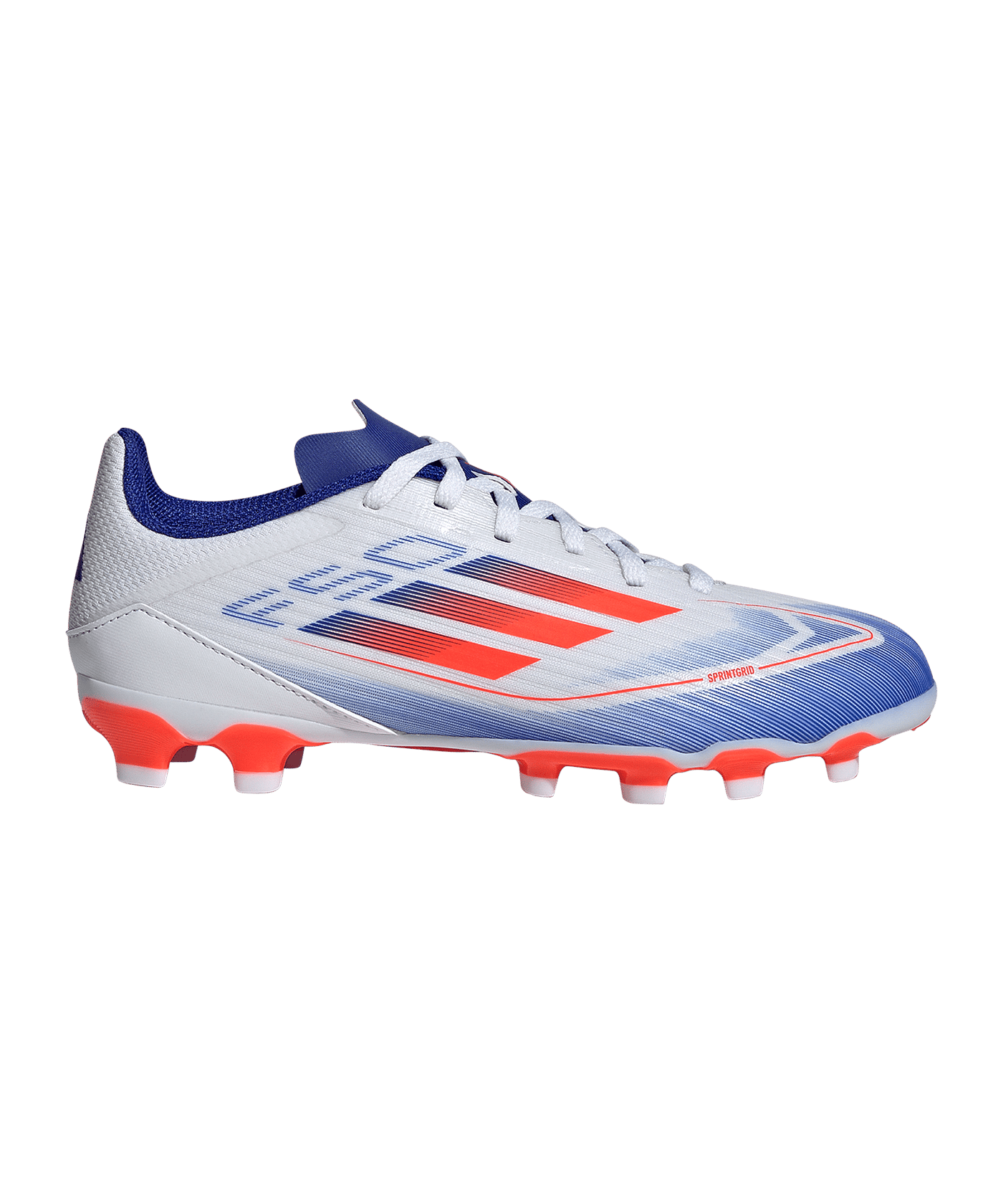 adidas F50 League MG Advancement Kids Weiss Rot - weiss