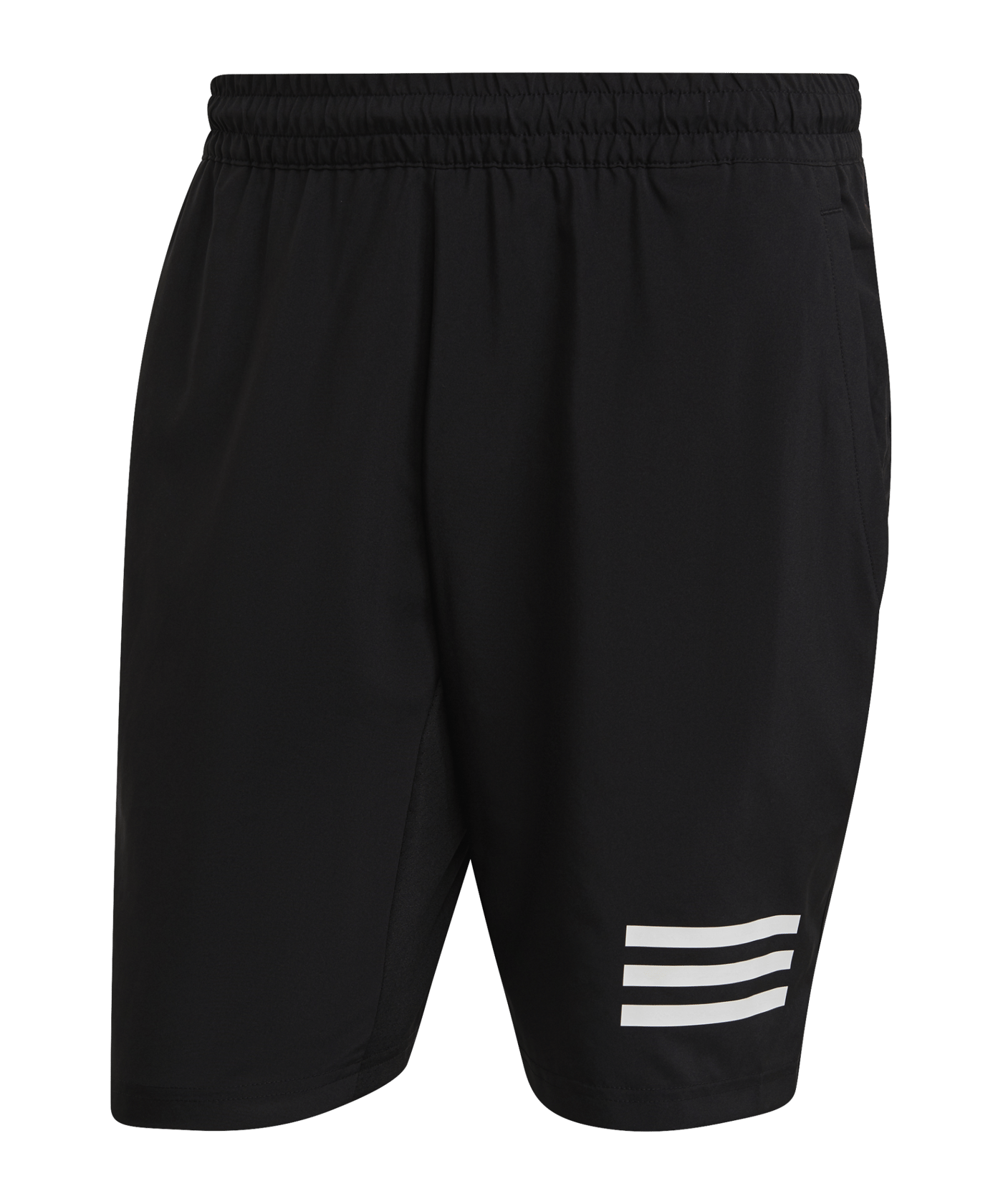 adidas 3 Stripes Tennis Short Schwarz Weiss - schwarz