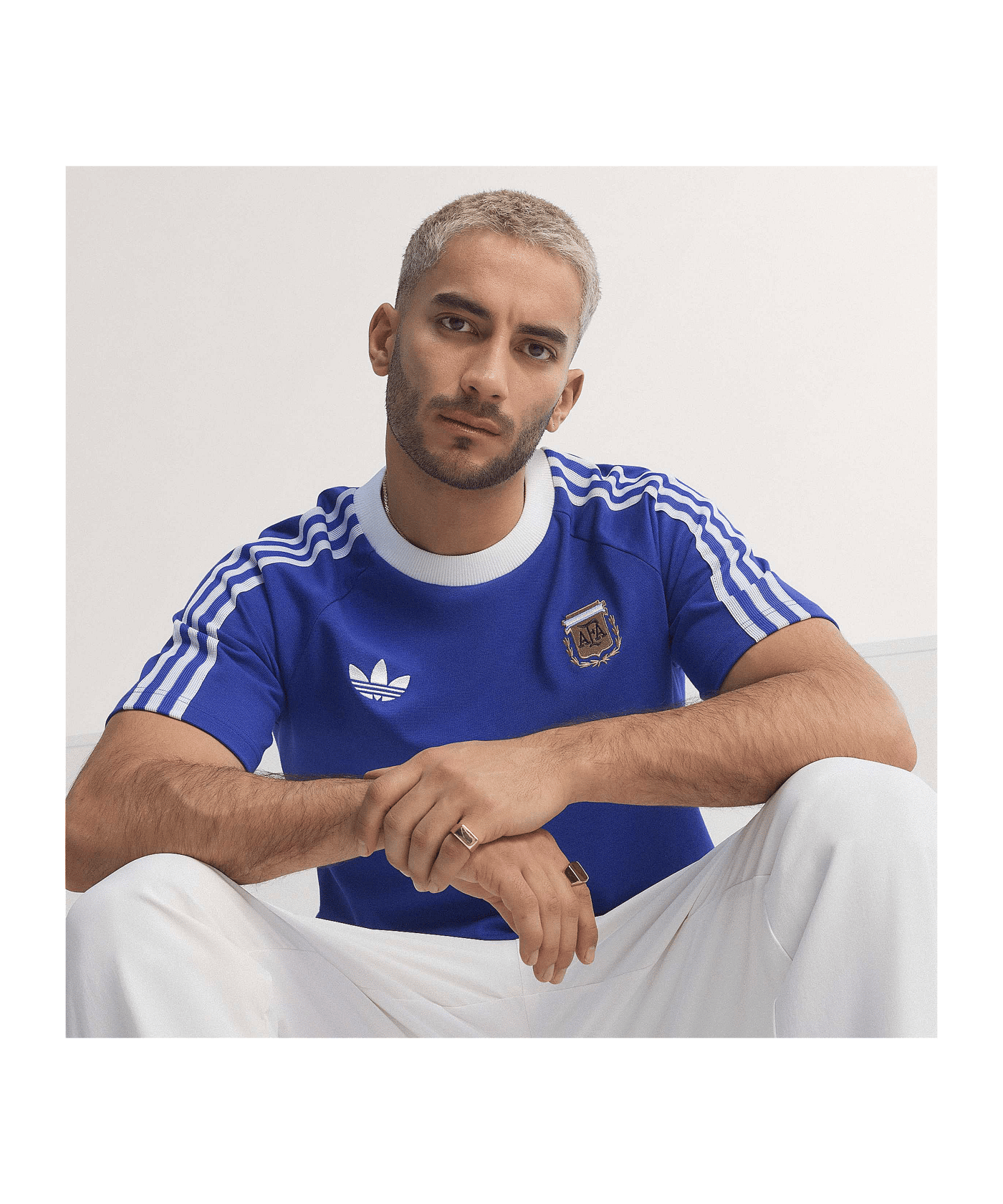 adidas AFA Argentinien Originals T-Shirt Blau - blau