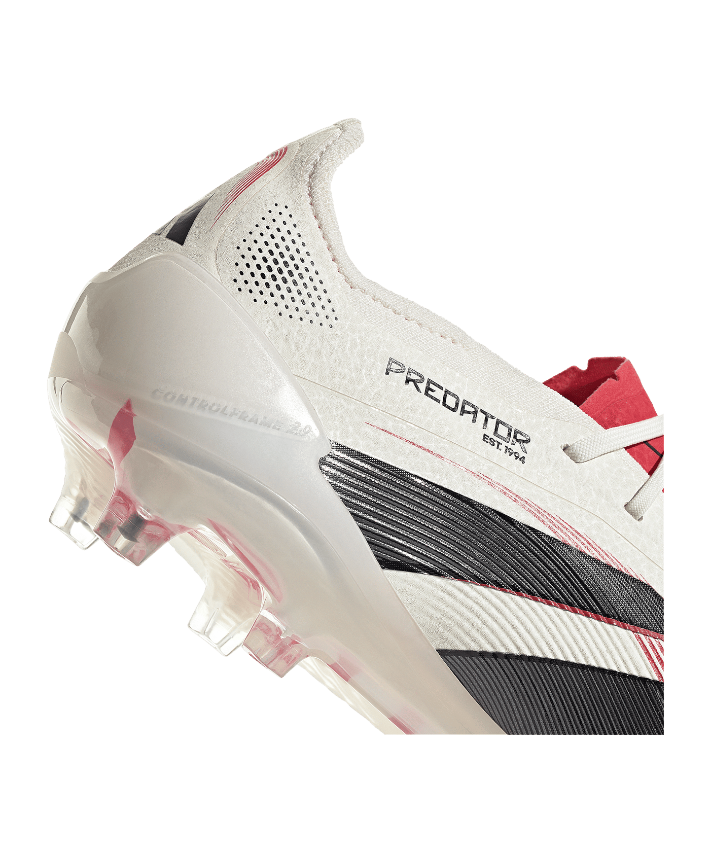 adidas Predator Elite FG Champagne Weiss Schwarz - weiss