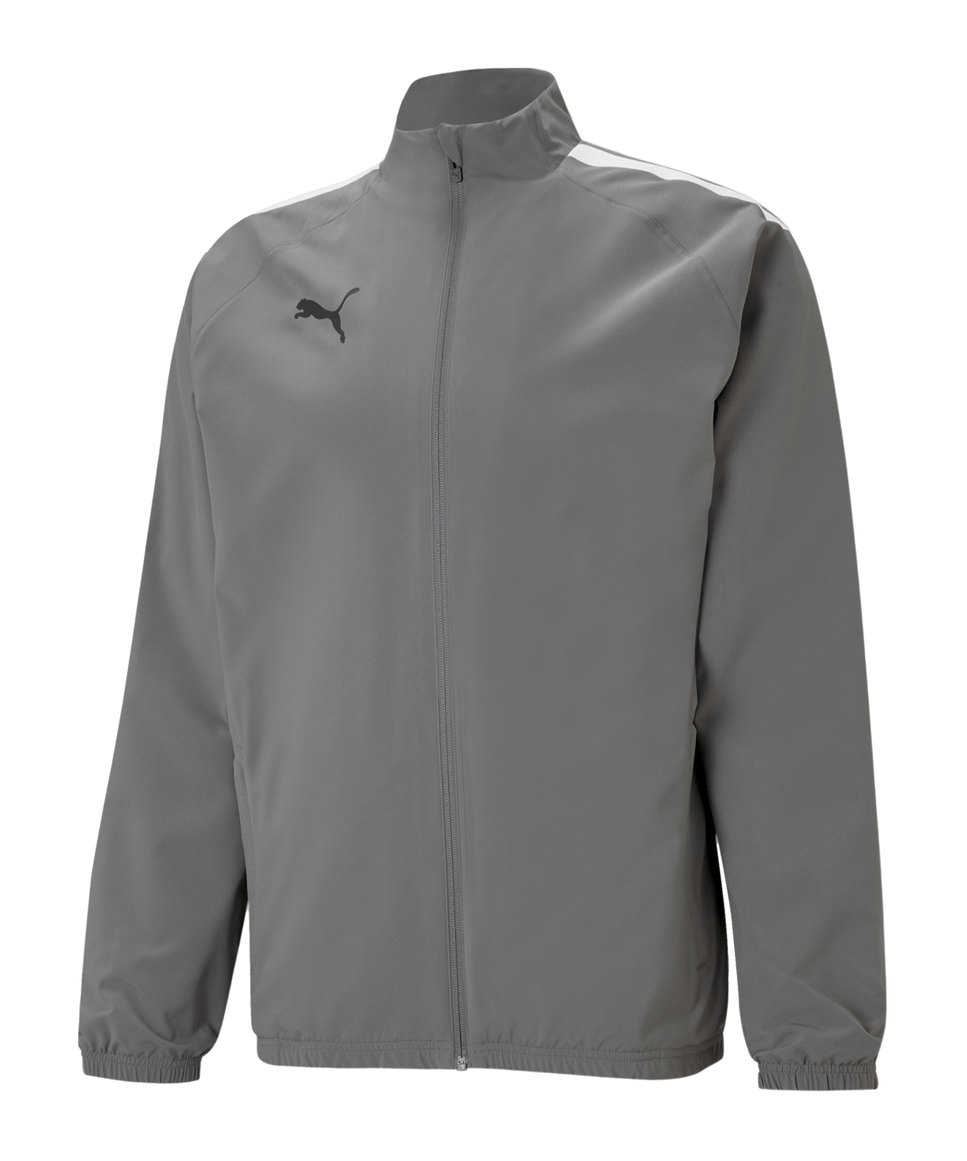 PUMA teamLIGA Sideline Jacke Kids Grau Weiss F13 - grau