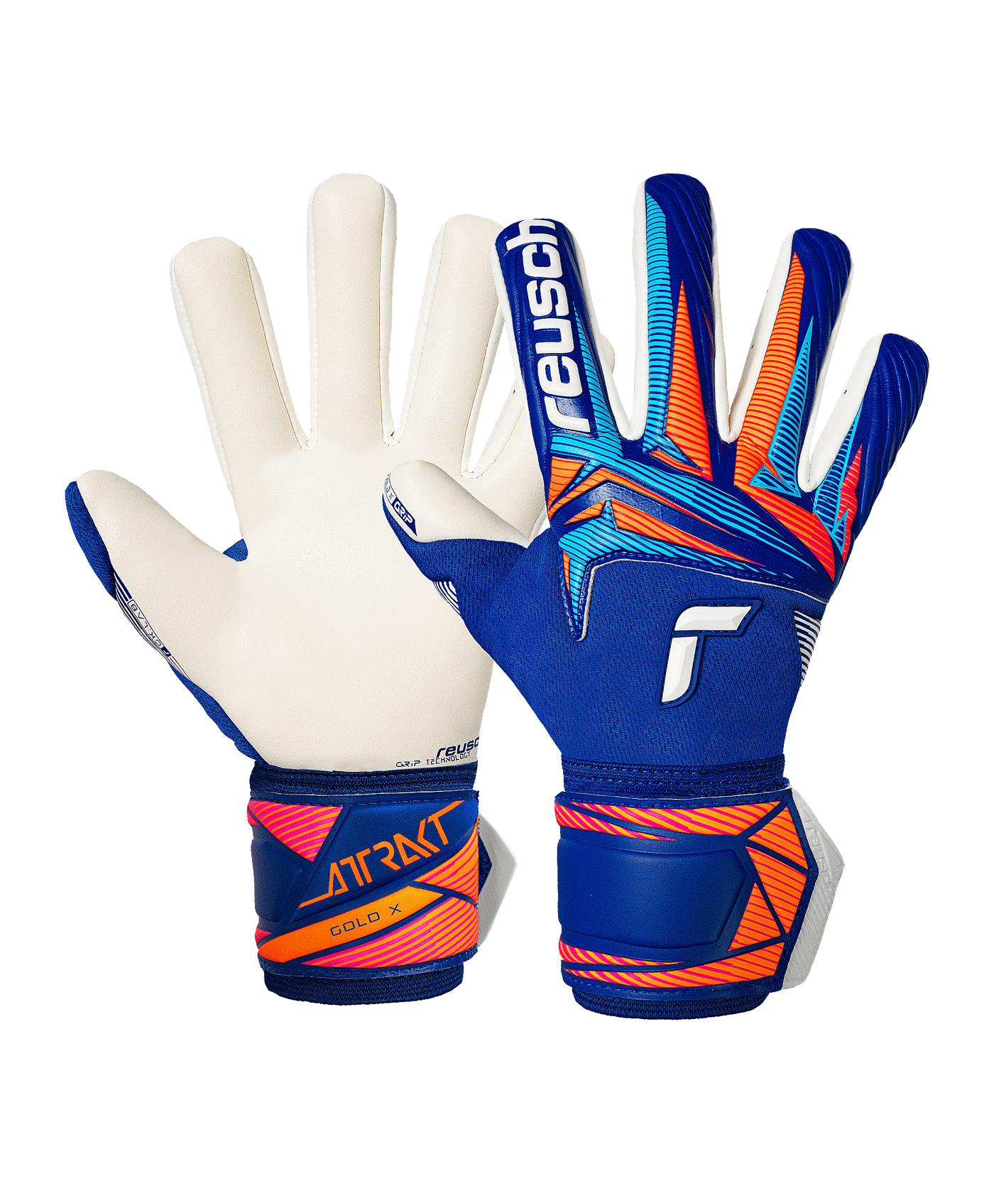 Reusch Attrakt Gold X NC Torwarthandschuhe Kids Blau