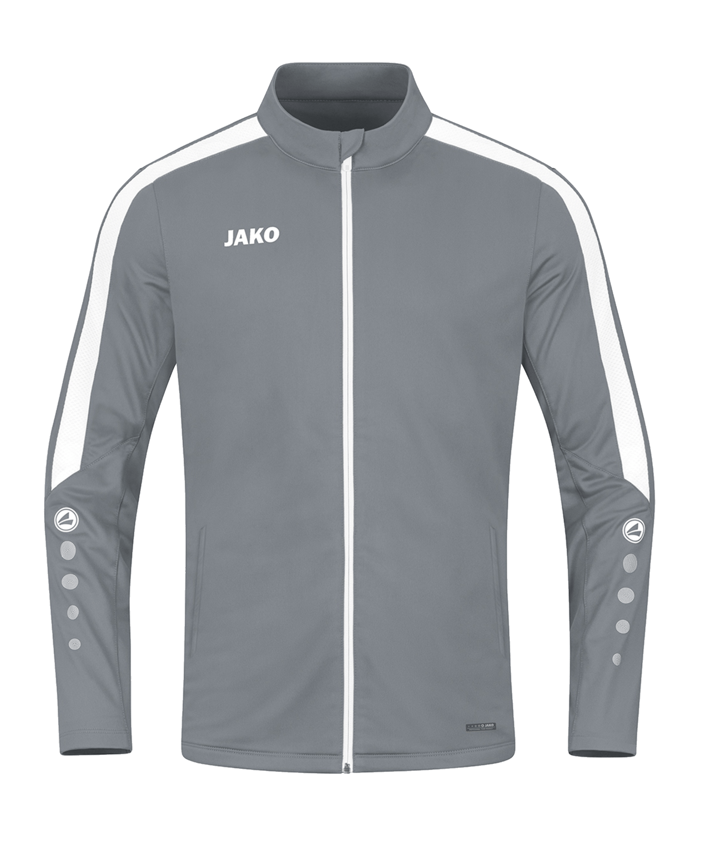 JAKO Power Polyesterjacke Damen Grau Weiss F840 - grau