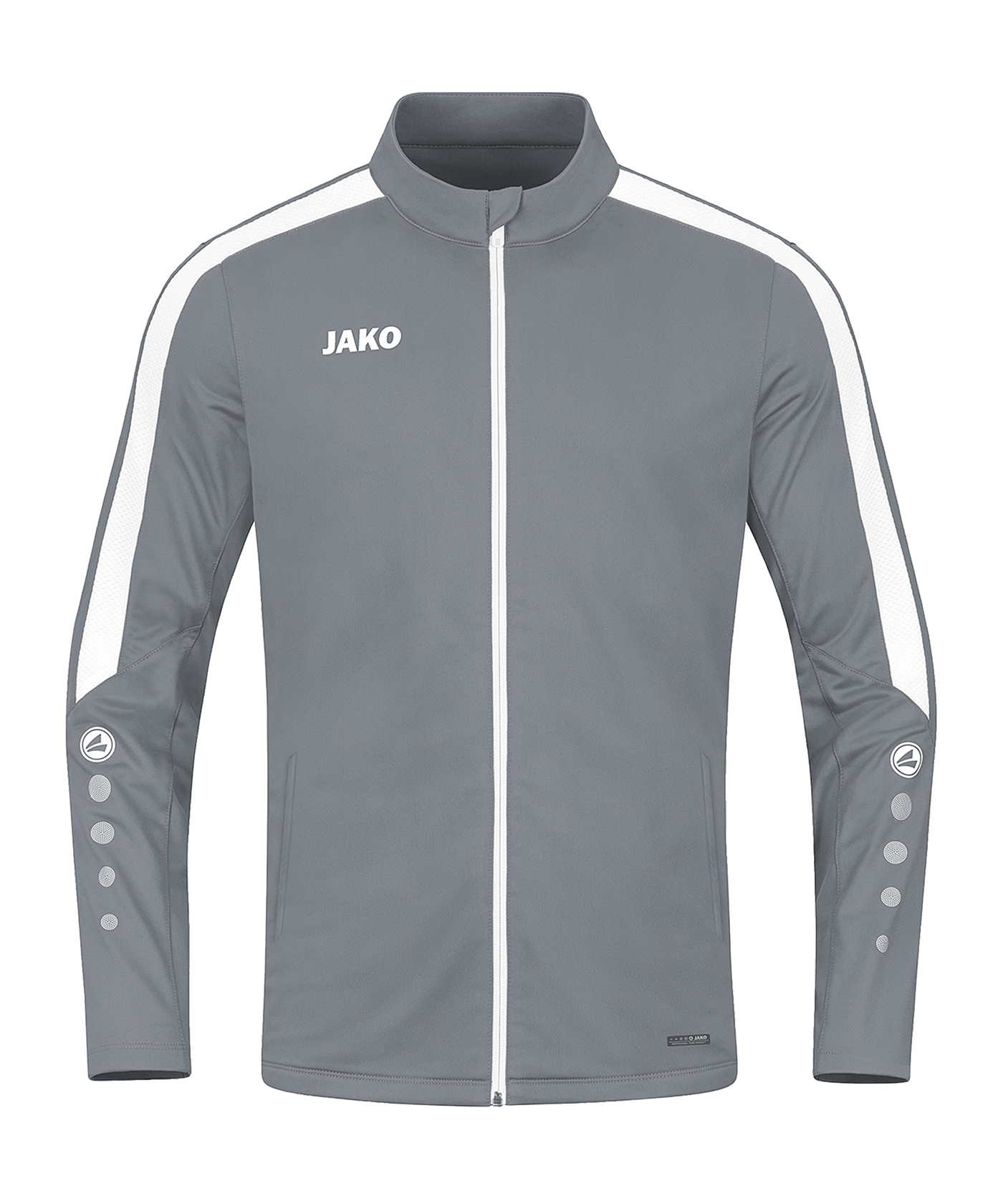 JAKO Power Polyesterjacke Damen Grau Weiss F840 - grau