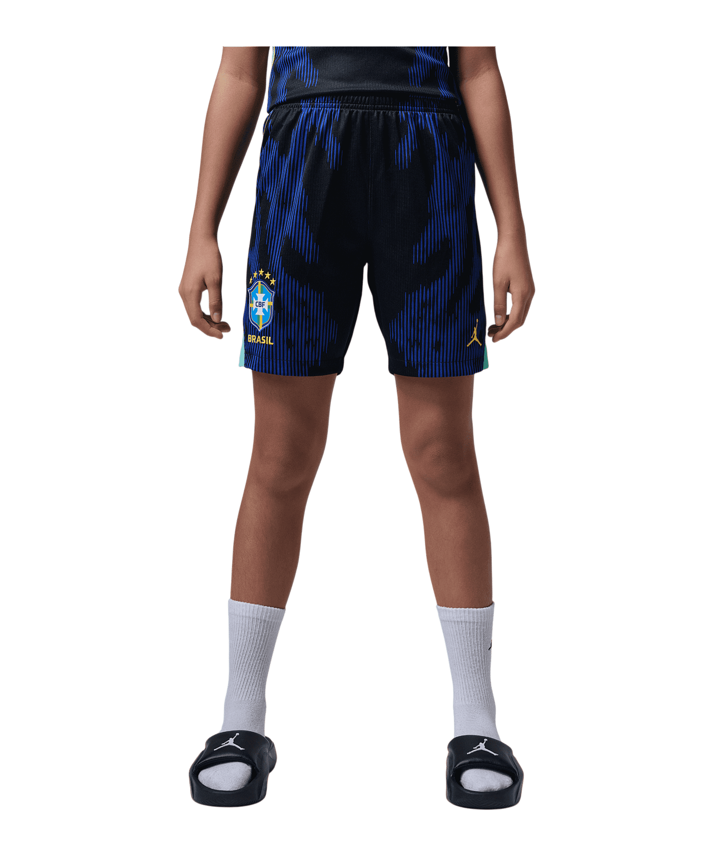 Nike CBF Brasilien Stadium Short Kids Blau F417 - blau