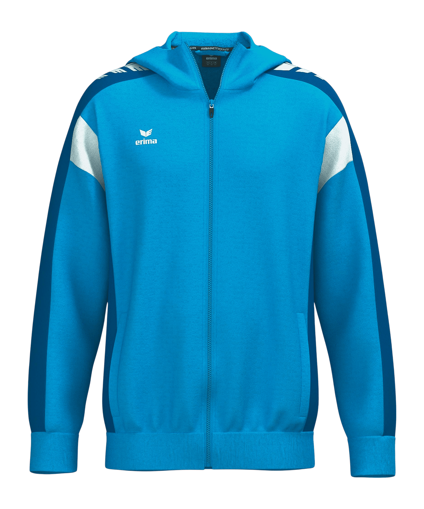 Erima Celebrate 125 Kapuzenjacke Kids Blau - blau