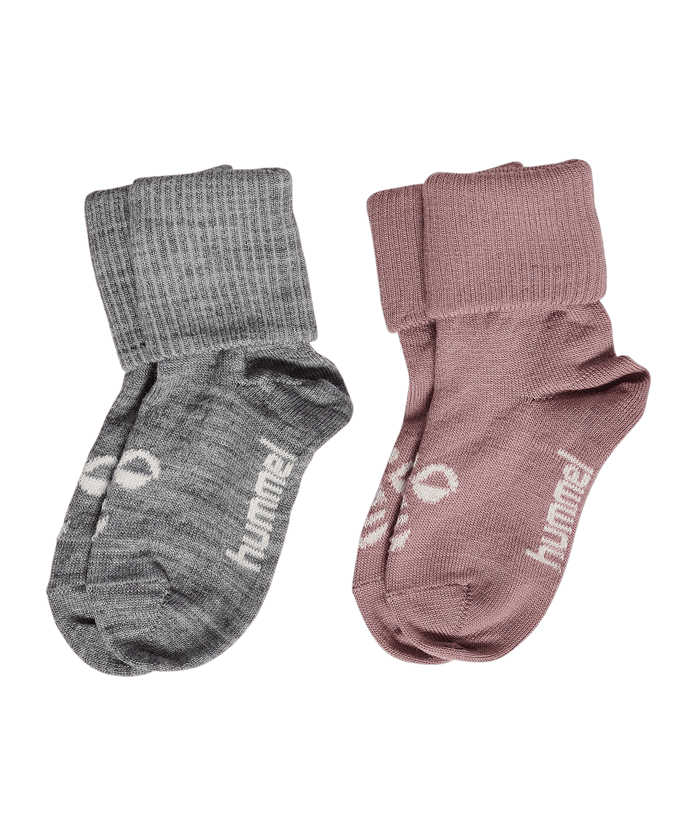 Hummel Mini Wool 2-Pack Socken Kids Grau F2721 - grau