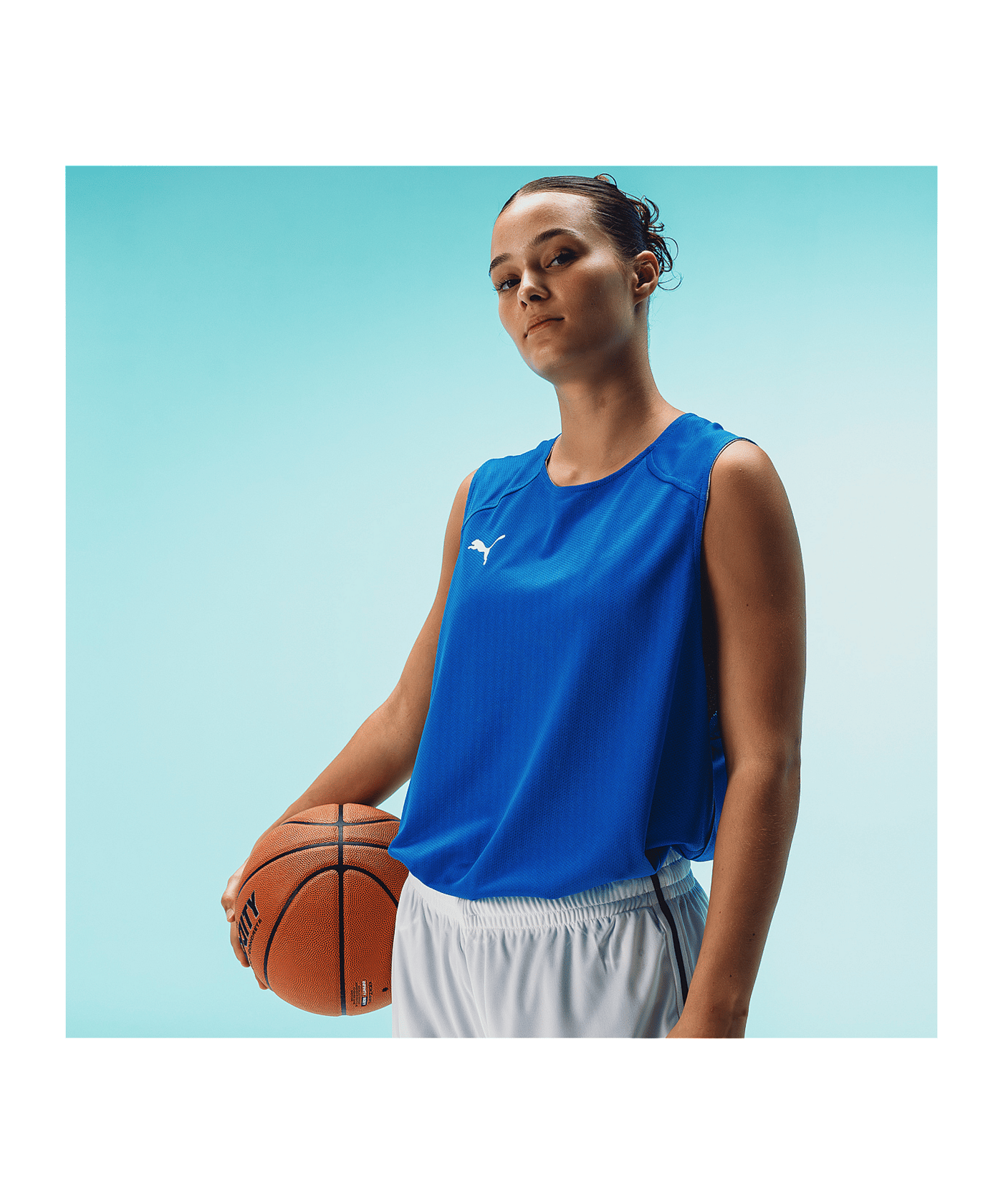 PUMA Hoops Team Reverse Trikot Blau F05 - blau