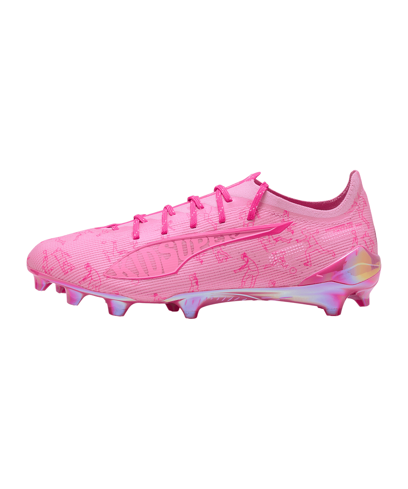 PUMA ULTRA 5 Ultimate X Kidsuper FG Rosa F01 - rosa