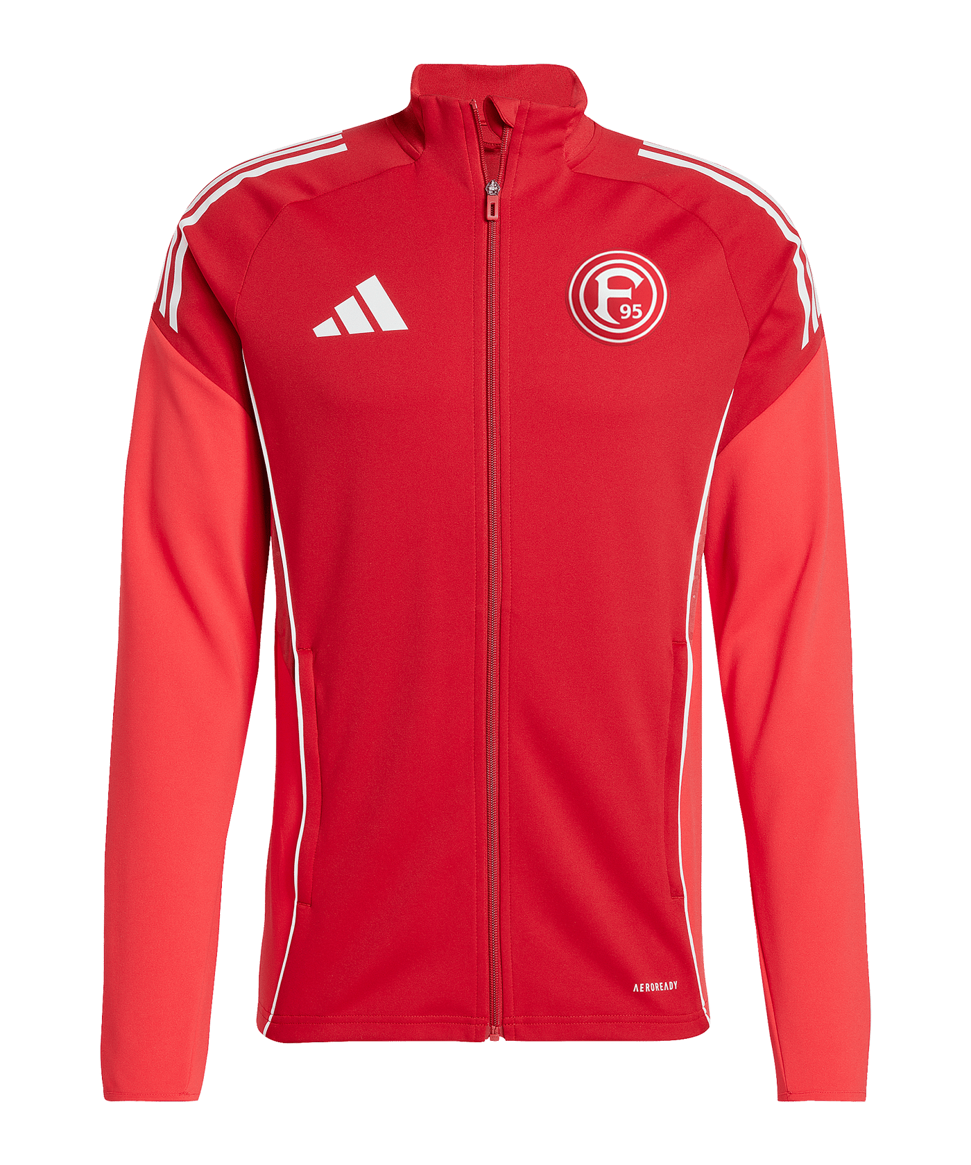 adidas Fortuna Düsseldorf Trainingsjacke Rot - rot