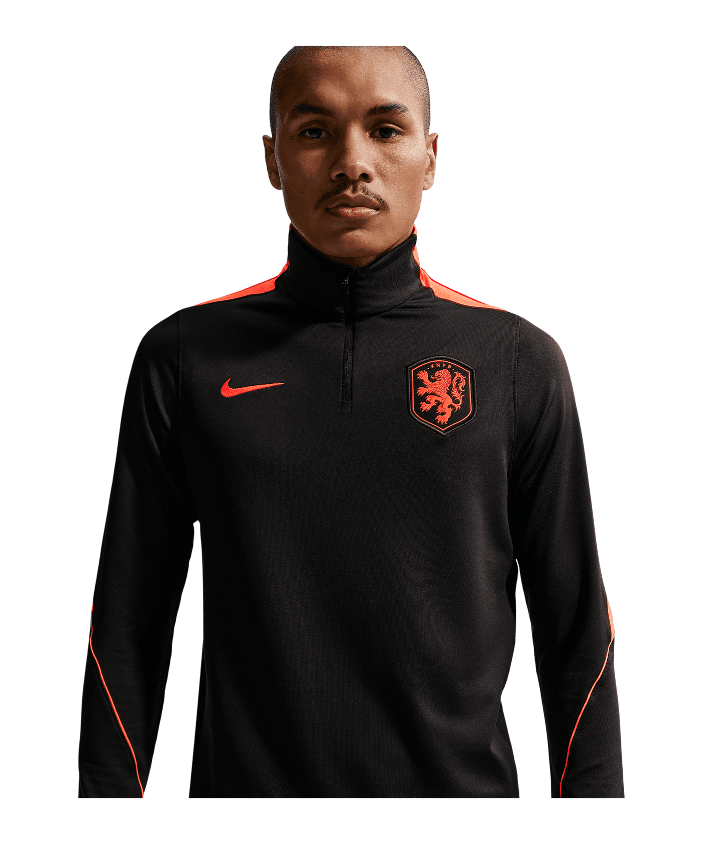 Nike KNVB Niederlande Strike Drilltop Schwarz F010 - schwarz