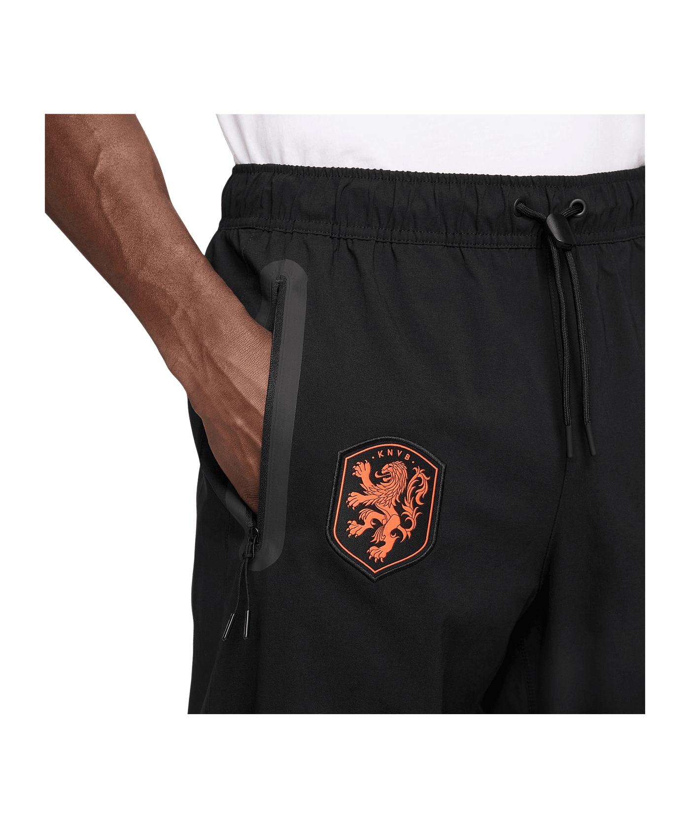 Nike KNVB Niederlande Trainingshose Schwarz F010 - schwarz