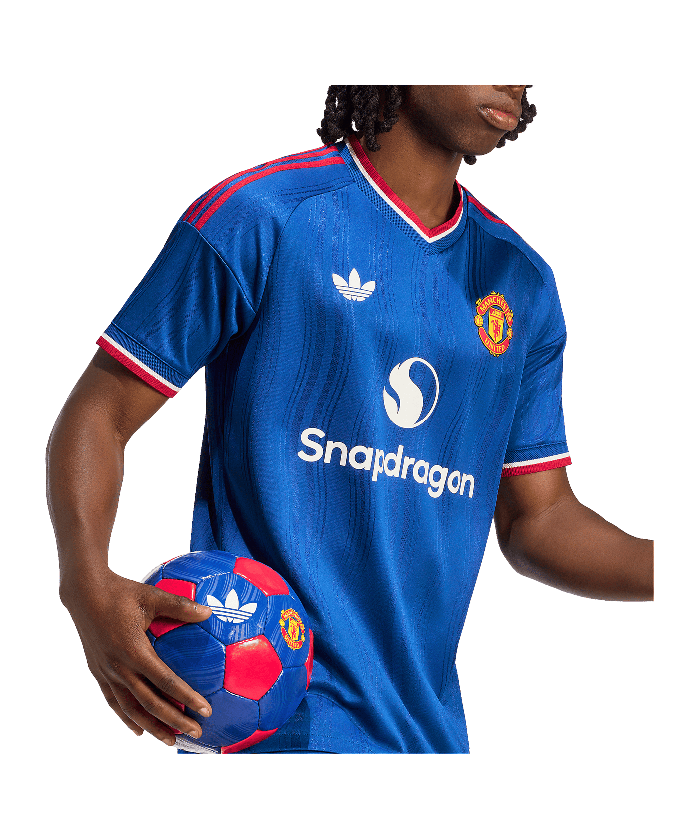 adidas Manchester United Authentic Trikot Away 2026/2027 Blau - blau