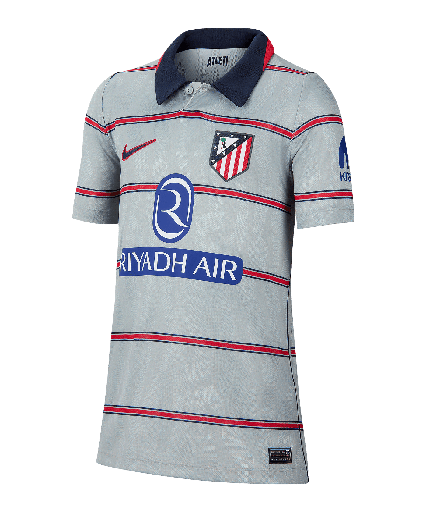 Nike Atletico Madrid Trikot 3rd 2026/2027 Kids Grau F087 - grau