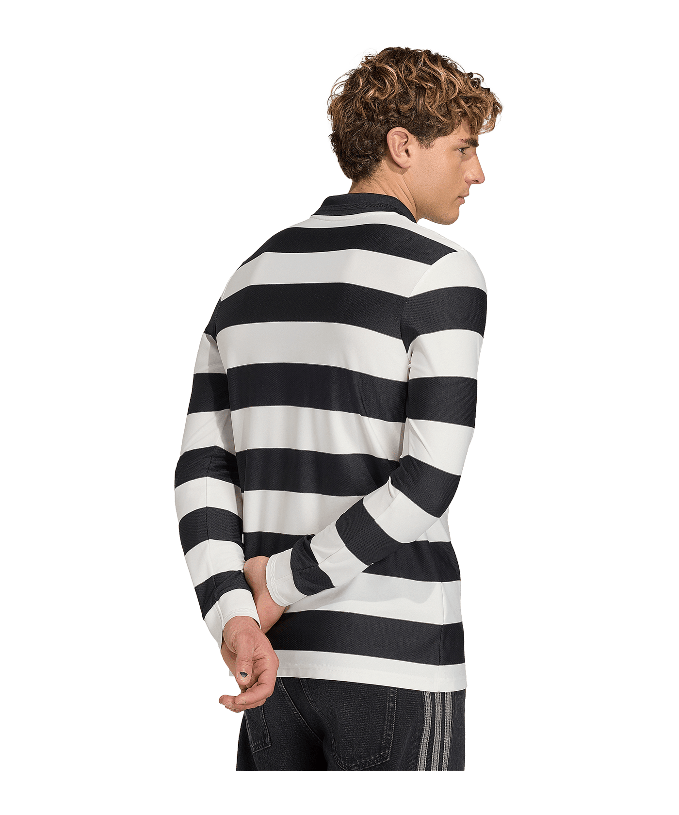 adidas Juventus Turin x Giampaolo Sgura Authentic Langarm Trikot Schwarz - schwarz