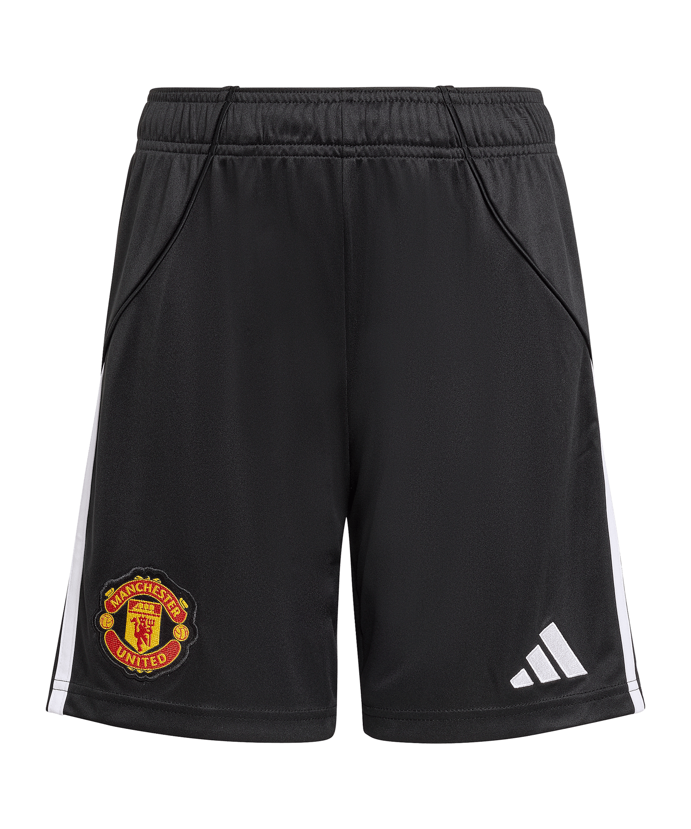 adidas Manchester United Short Home 2025/2026 Kids Schwarz - schwarz