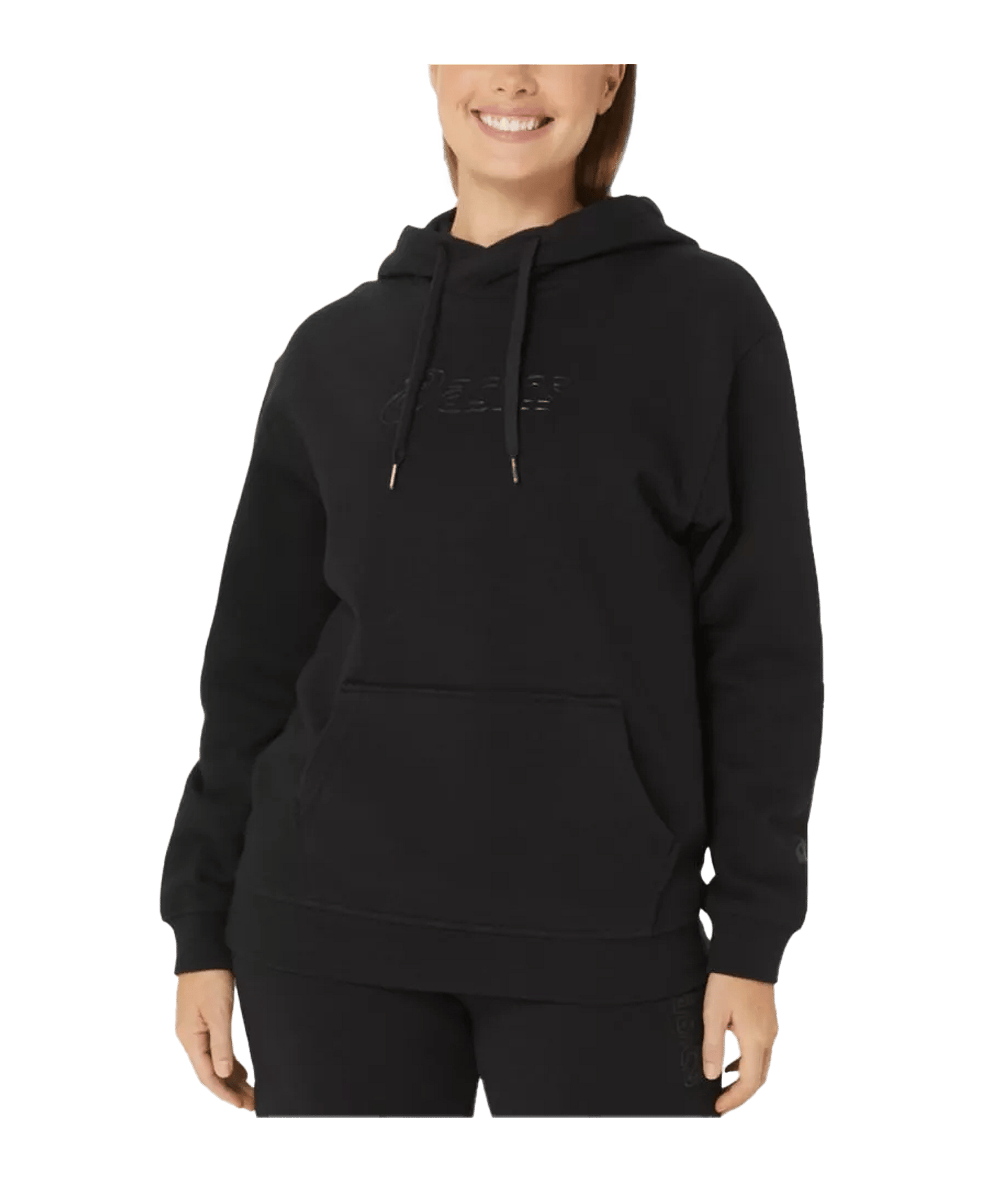 Asics LOGO OTH Hoody Damen Schwarz F002 - schwarz