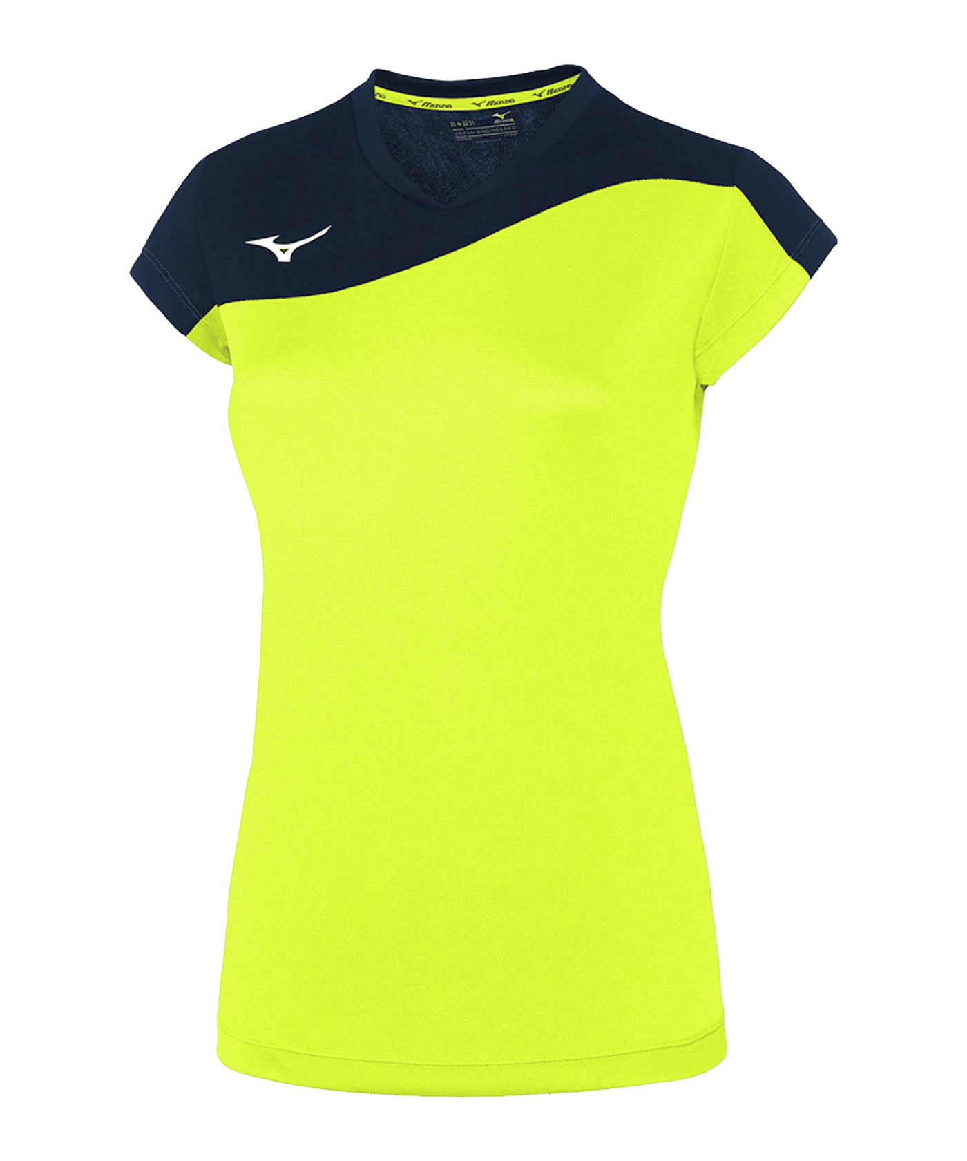 Mizuno Authentic Myou T-Shirt Damen Gelb F44 - gelb