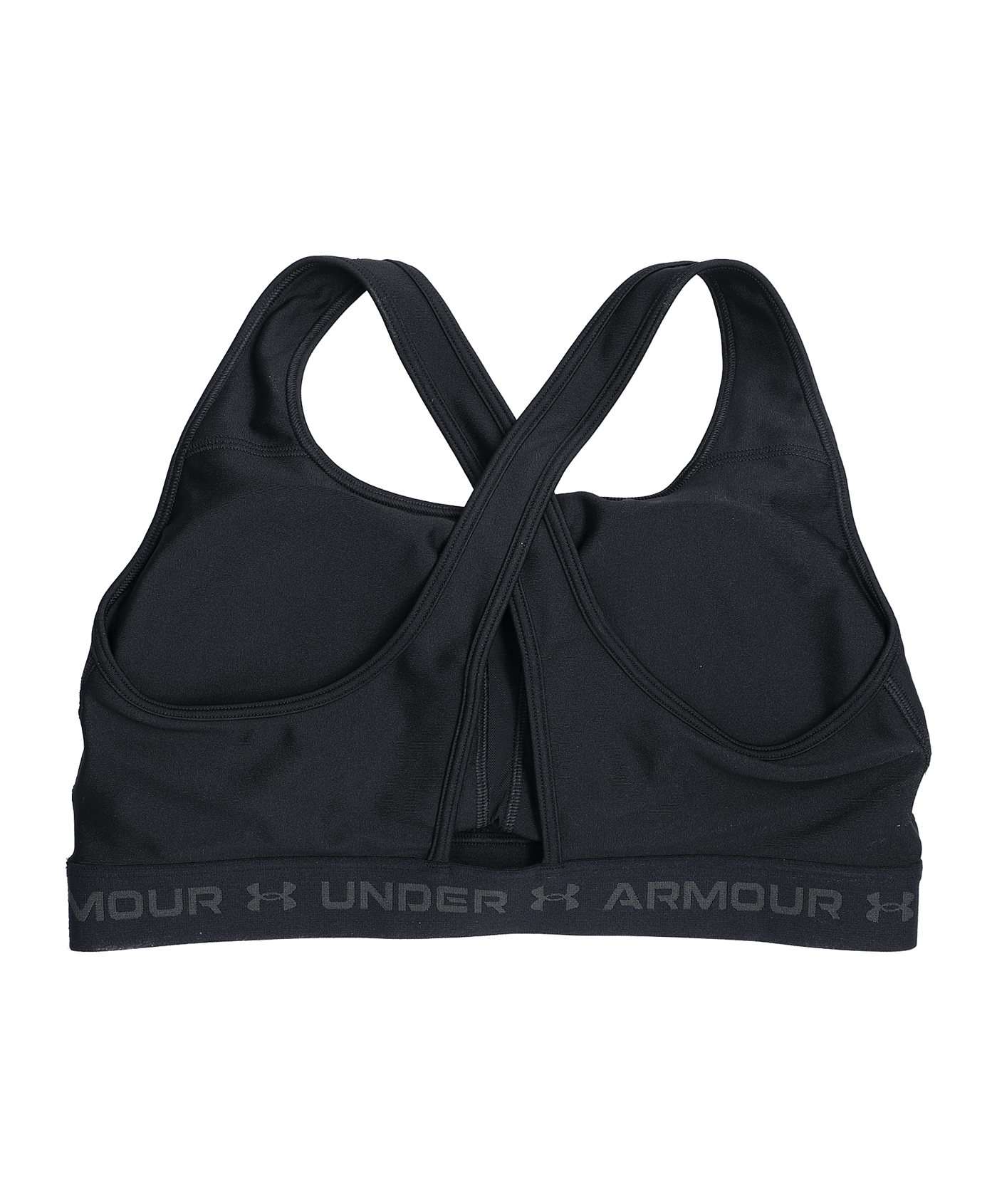 Under Armour Crossback Mid Sport-BH Damen F001 - schwarz