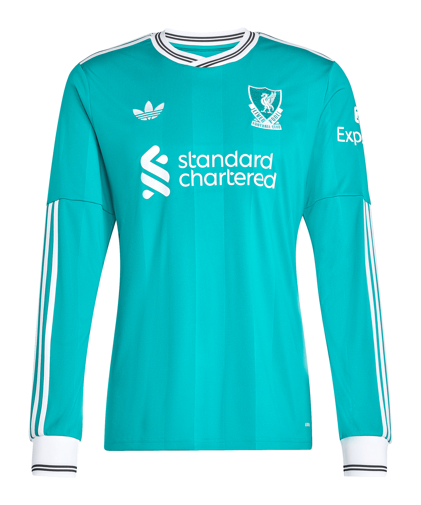 adidas FC Liverpool Trikot langarm 3rd 2025/2026 Grün - gruen