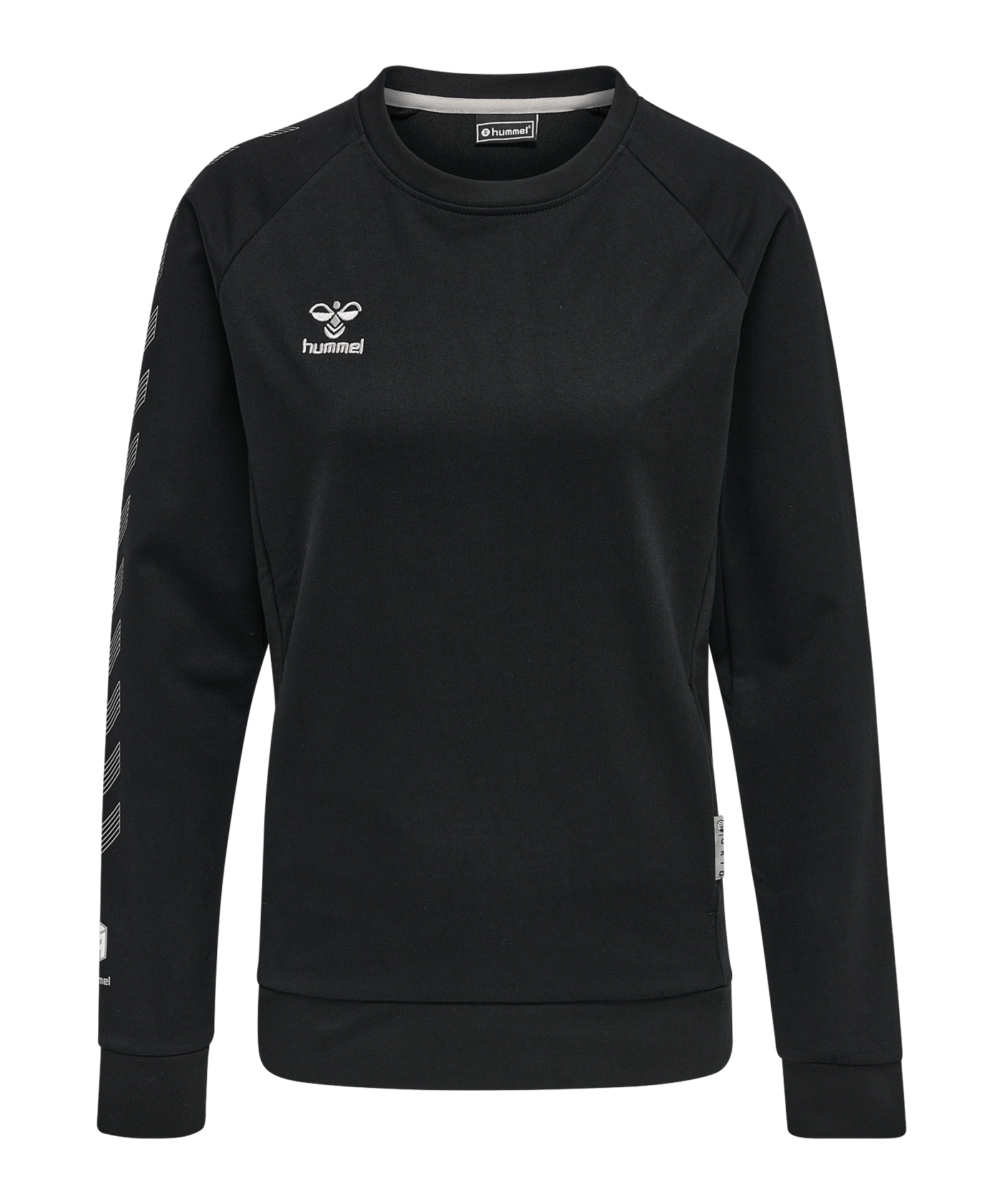 Hummel Move Grid Cotton Sweatshirt Damen Schwarz F2001 - schwarz