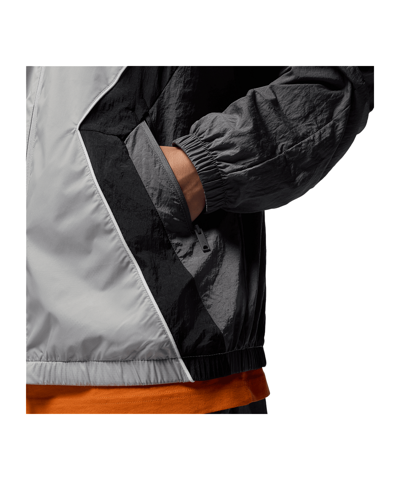 Jordan Brooklyn Draft Trainingsjacke Grau F077 - grau